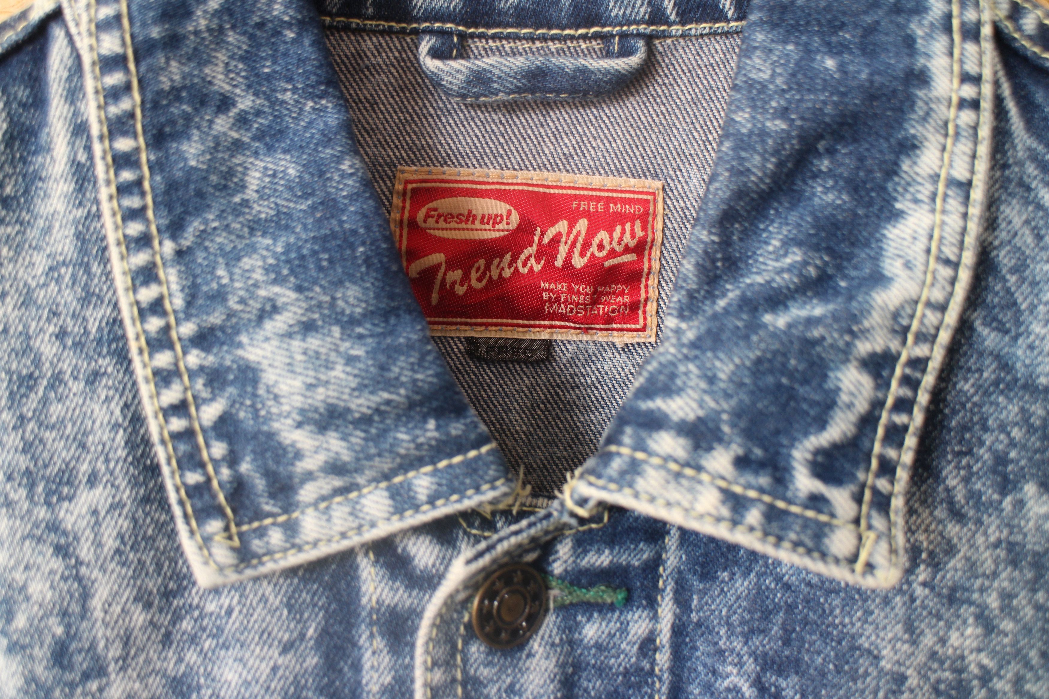 Other Vision Men Denim Stone Wash Denim Jacket Size M Size US M / EU 48-50 / 2 - 2 Thumbnail