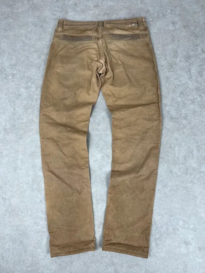 Dolce & Gabbana 2000s Dolce & Gabbana Camel Waxed Effect Pants Size US 32 / EU 48 - 7 Thumbnail