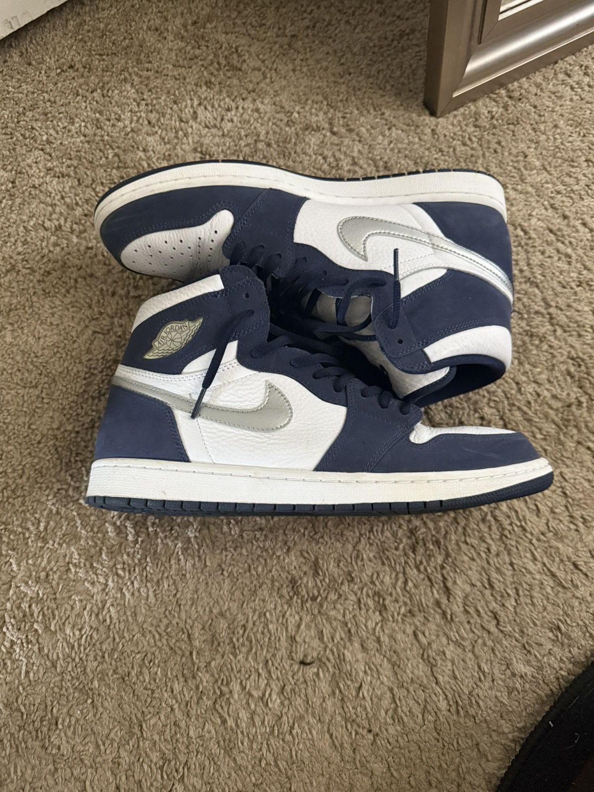 Jordan Brand Navy blue jordan 1 Size US 11.5 / EU 44-45 - 5 Thumbnail