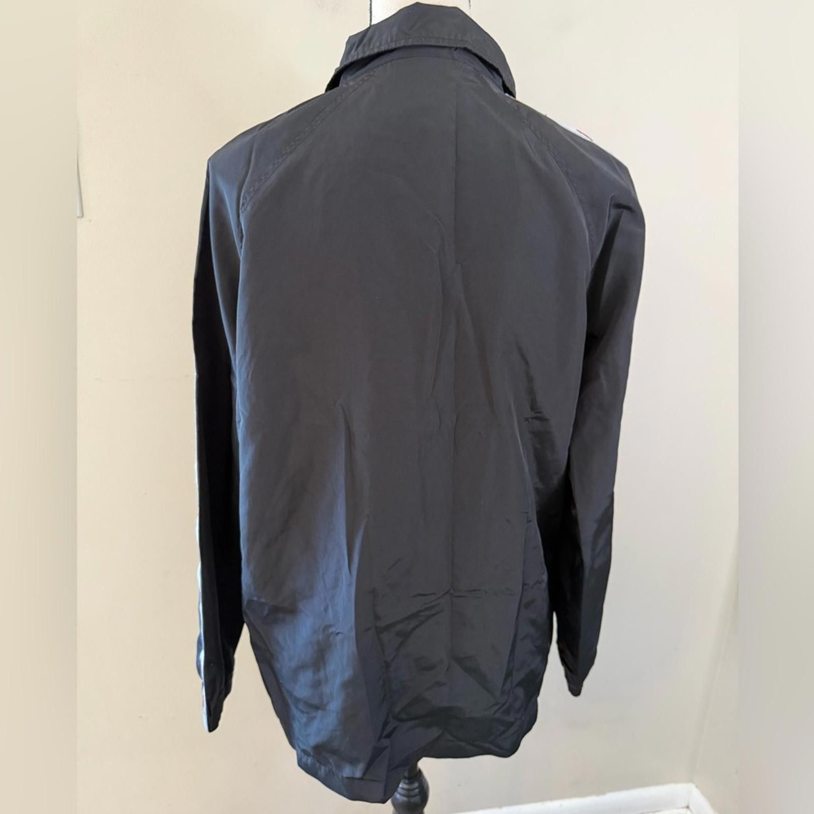 Empyre Empyre black rose jacket snaps long sleeves windbreaker M Size M / US 6-8 / IT 42-44 - 3 Thumbnail