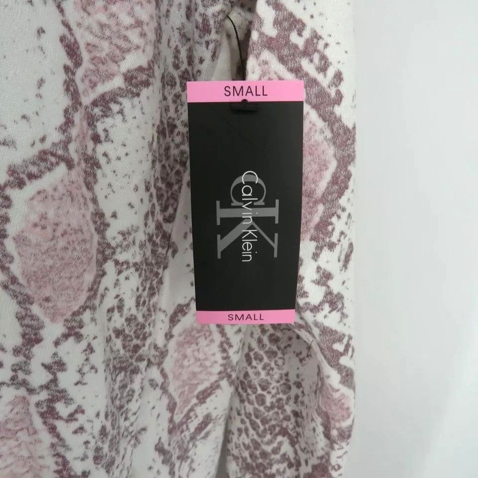 Calvin Klein Calvin Klein Womens Small Snake Print Hoodie Sweater NWT $59 Size S / US 4 / IT 40 - 5 Thumbnail