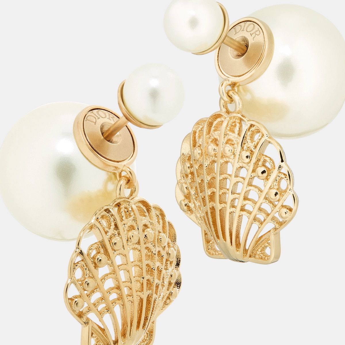 Dior o1bcso1str0126 Size:OS/Tribales Earrings in Golden/White Size ONE SIZE - 3 Thumbnail