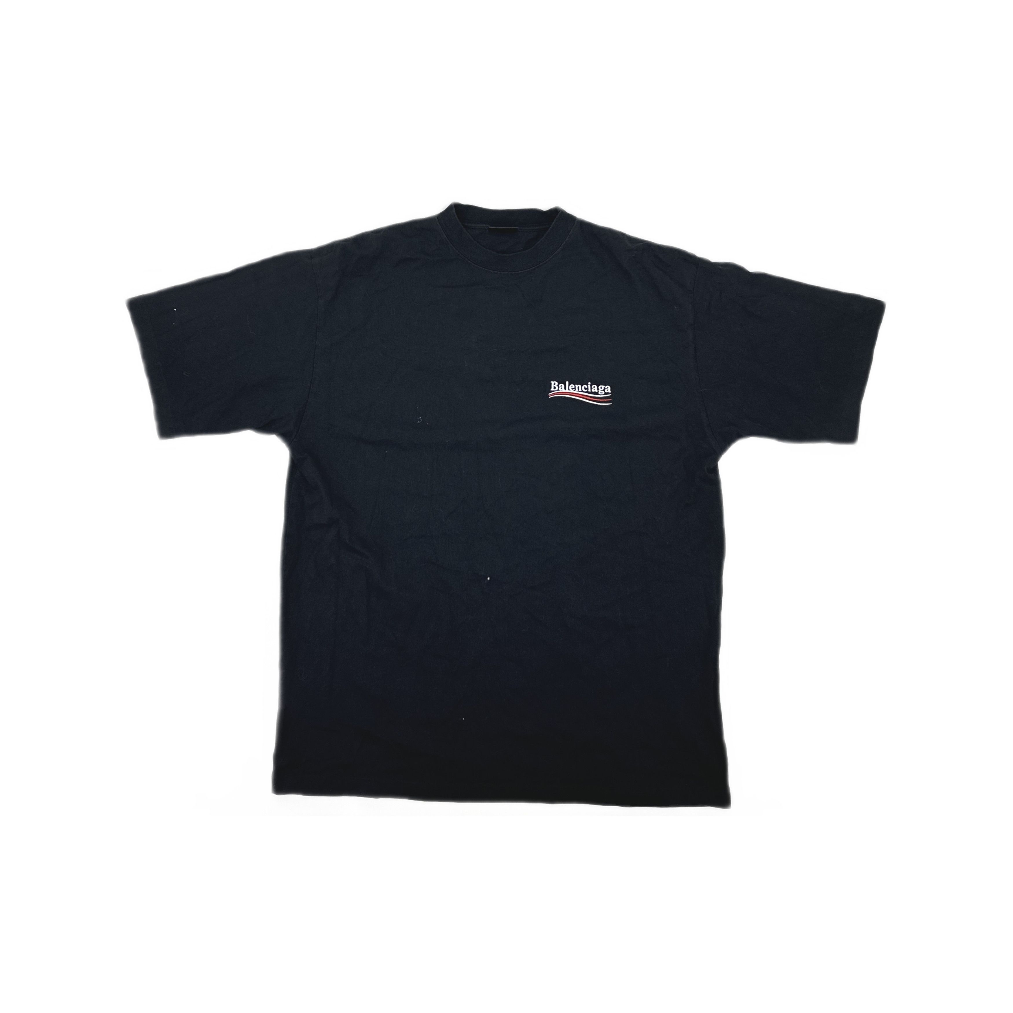 Balenciaga Balenciaga Wave Logo T-Shirt Size L Size US L / EU 52-54 / 3 - 1 Thumbnail