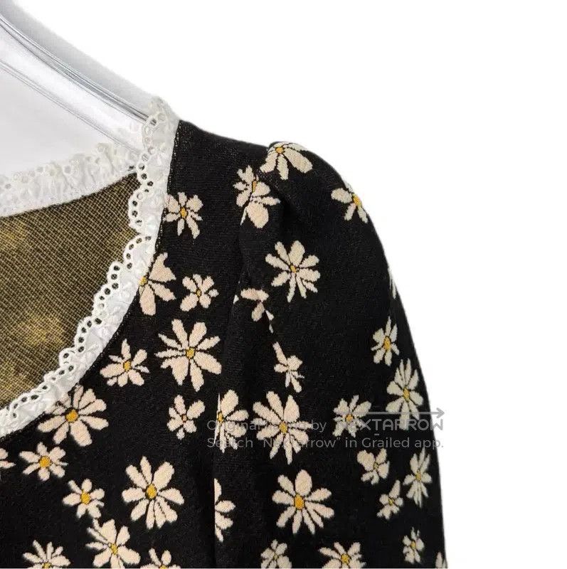 Miu Miu Miu Miu Black Floral Print Cropped Jacket . Size S / US 4 / IT 40 - 3 Thumbnail