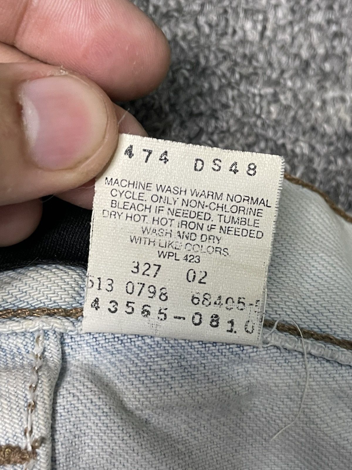 Levi's Vintage Levis Custom Print Denim Jeans (74) Size US 35 - 12 Thumbnail