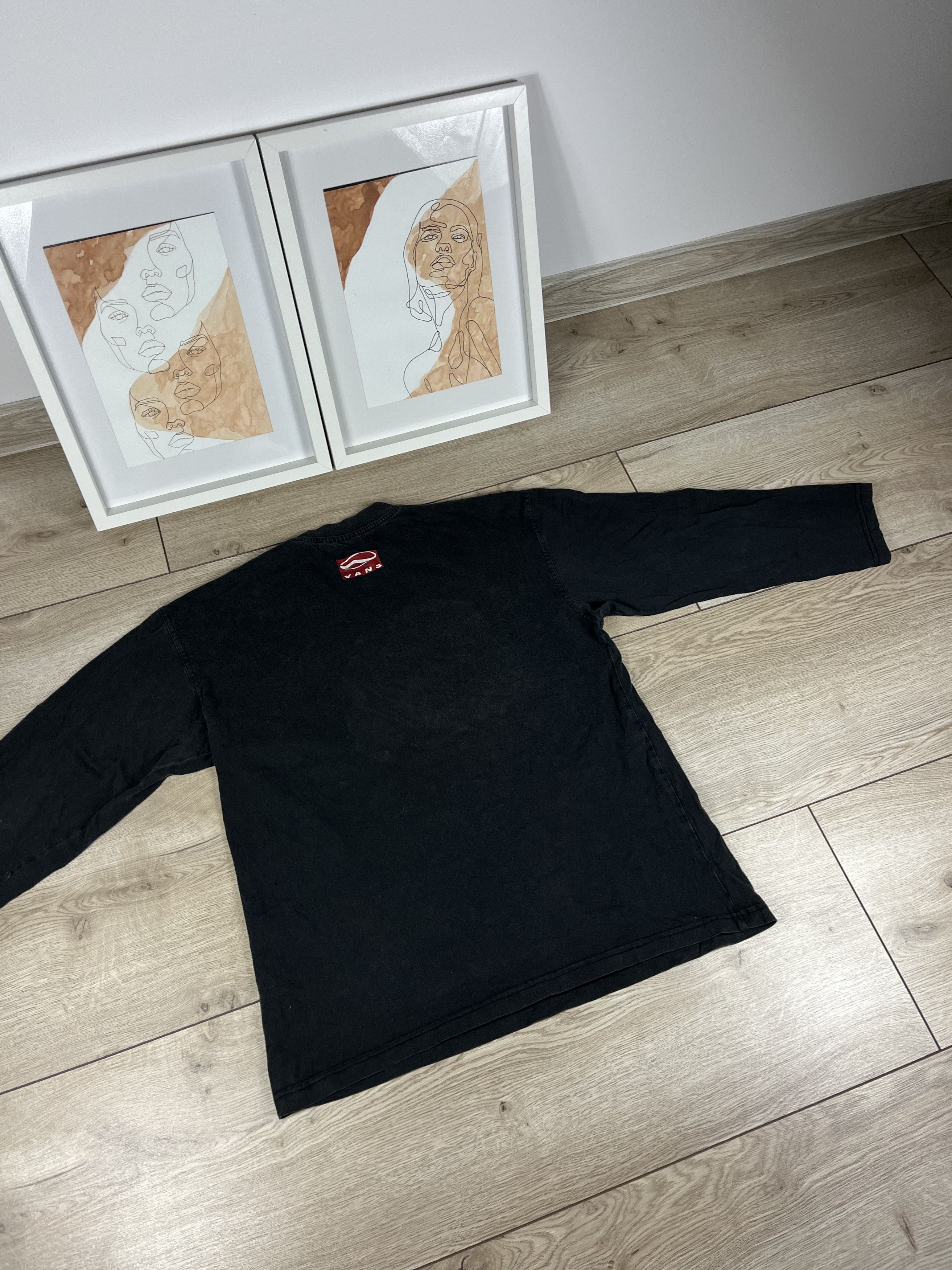 Vans × Vintage Vintage Skull Grunge Faded Distressed Y2K Vans Long Sleeve Size US M / EU 48-50 / 2 - 8 Thumbnail