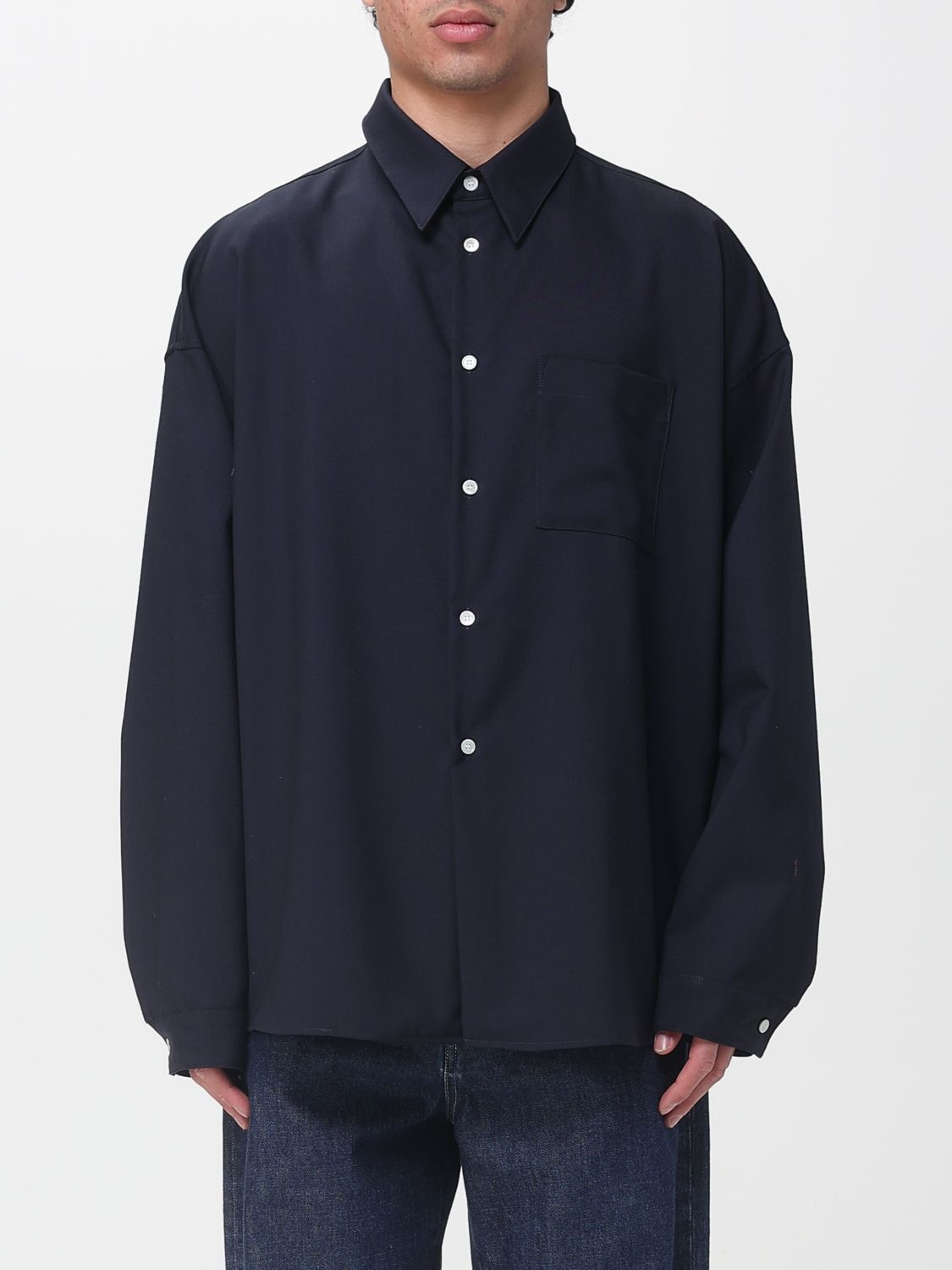 Marni Marni Shirt Men Blue Size US M / EU 48-50 / 2 - 1 Thumbnail