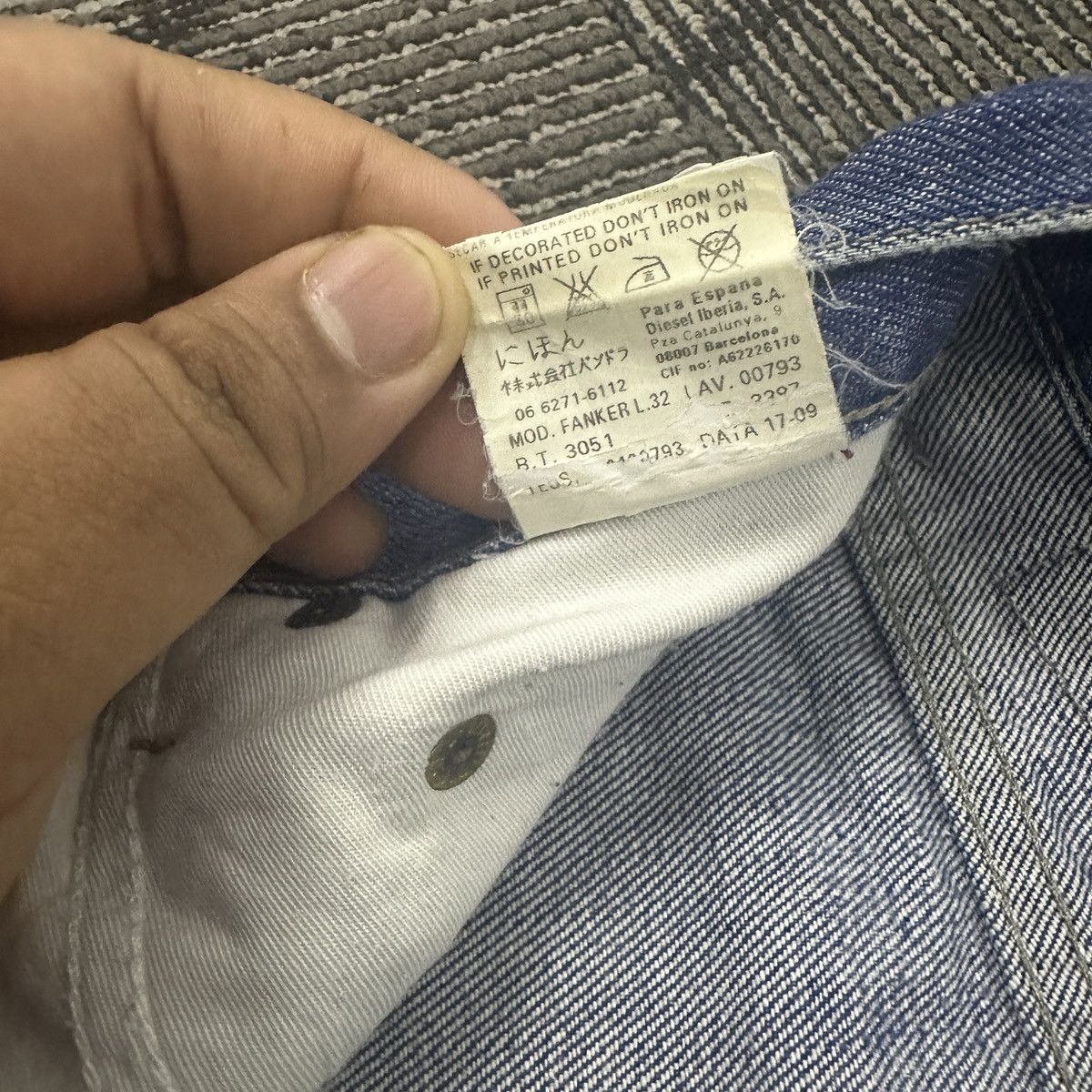 Diesel Flare 🔥Diesel Industry Denim Size US 33 - 13 Thumbnail
