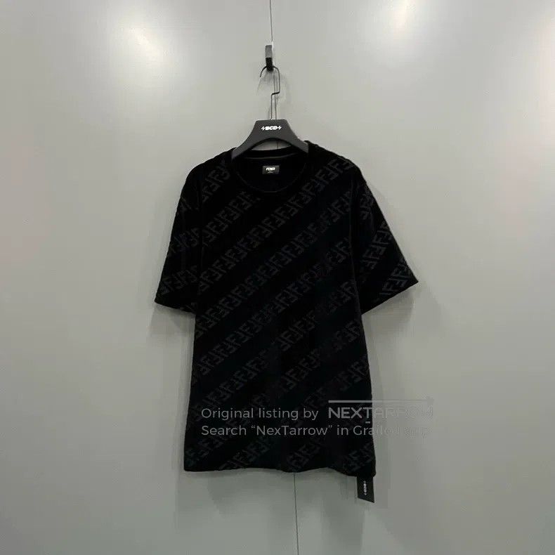 Fendi Fendi Twill double F full print short sleeve Size US XL / EU 56 / 4 - 1 Thumbnail