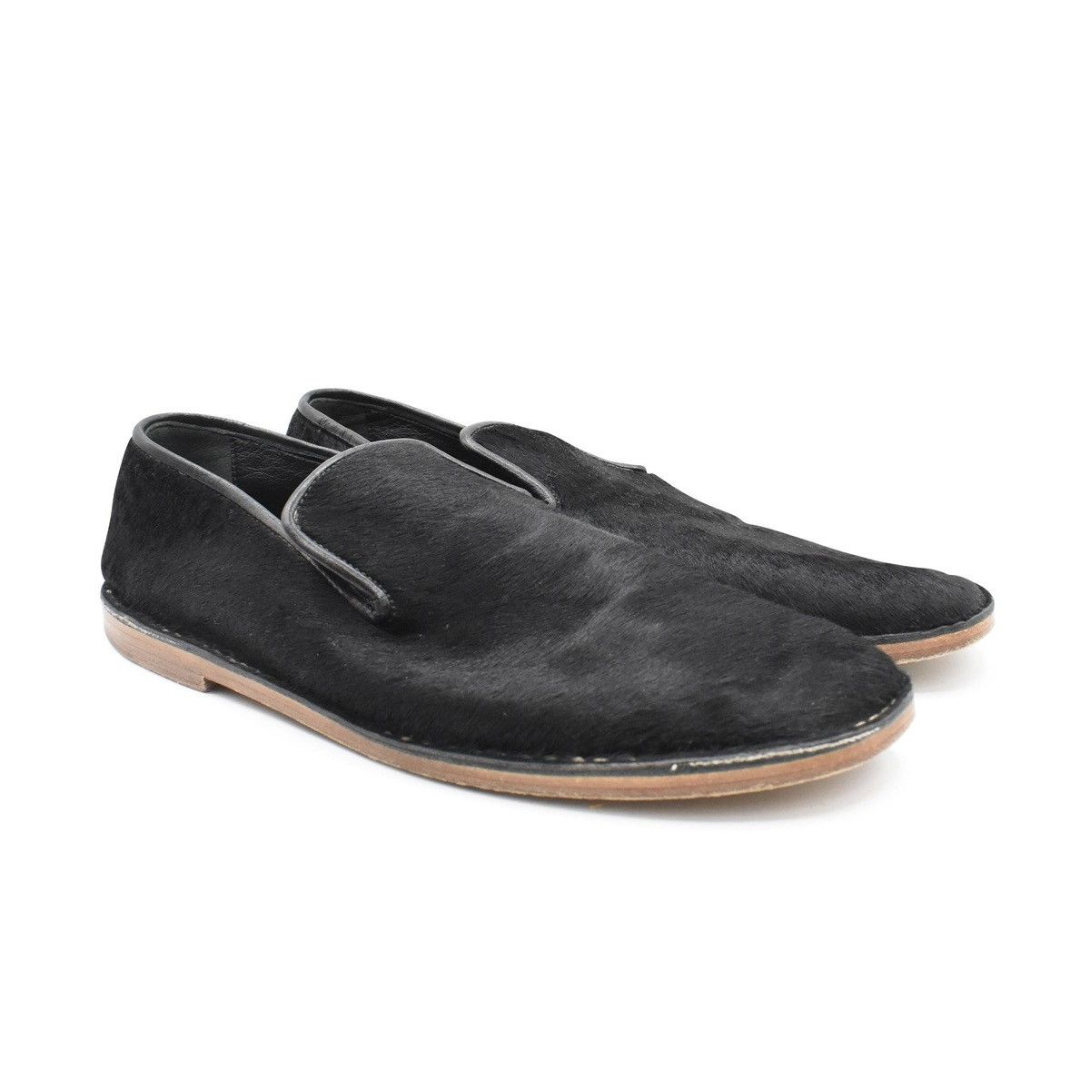 Celine Celine Black Ponyhair Loafers Size US 8.5 / IT 38.5 - 2 Thumbnail