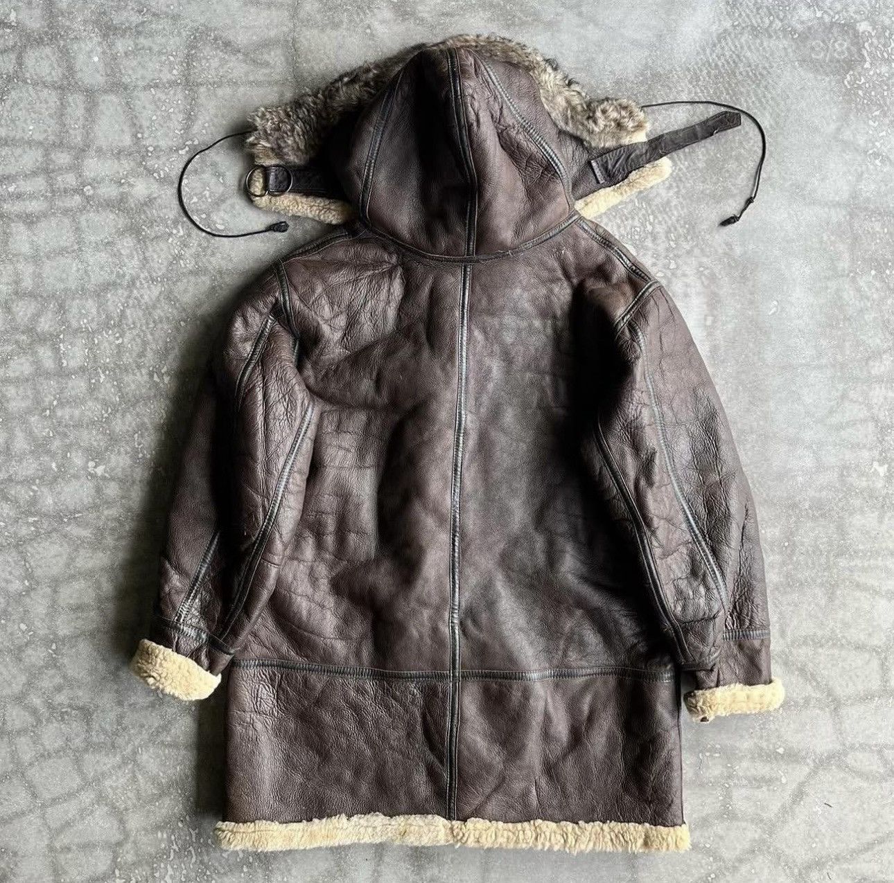Vintage Vintage B-7 Shearling Flight Jacket - Avirex B-3 Sheepskin Size US L / EU 52-54 / 3 - 3 Thumbnail