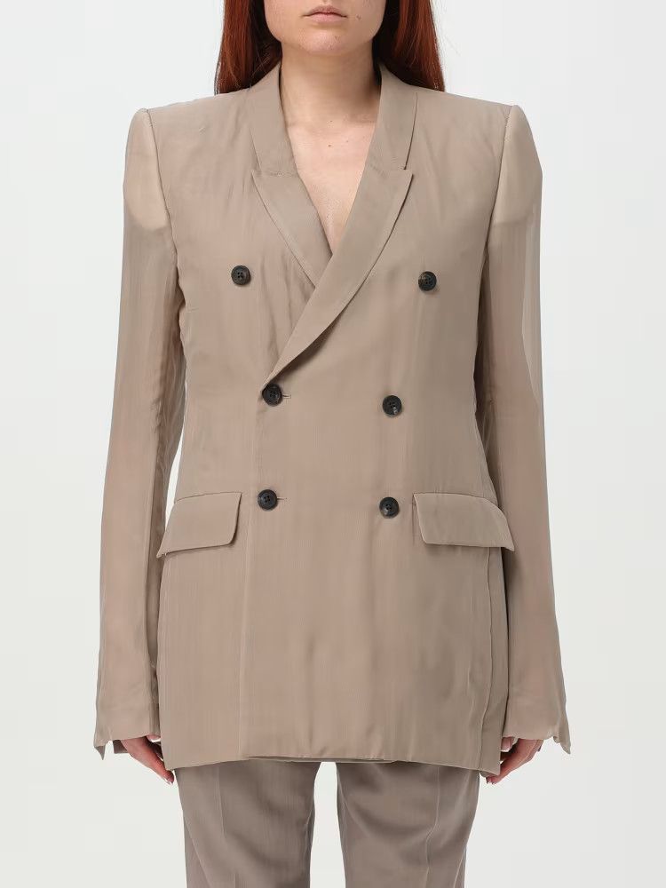 Rick Owens o1y0126 Blazer in Light Brown Size S / US 4 / IT 40 - 1 Thumbnail