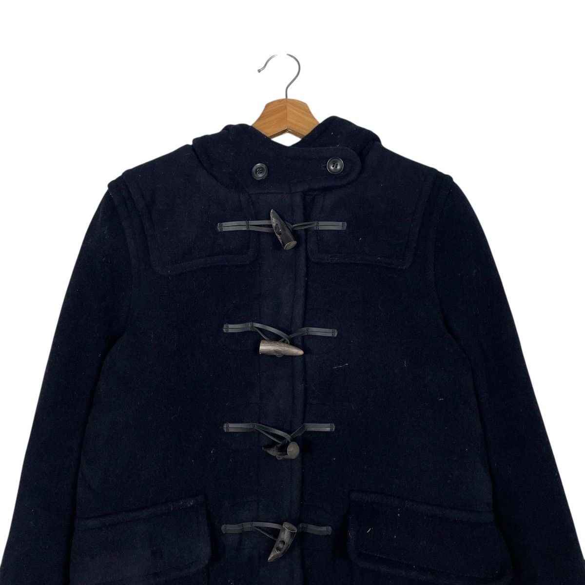 Other Made In England London Traditional Wool Duffle Coat Size M / US 6-8 / IT 42-44 - 2 Thumbnail