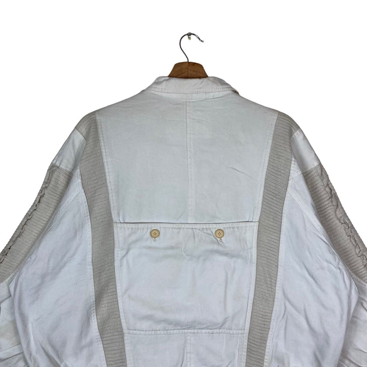 Vintage Vintage Jean Jaures Flat Button Jacket Size US XL / EU 56 / 4 - 5 Thumbnail