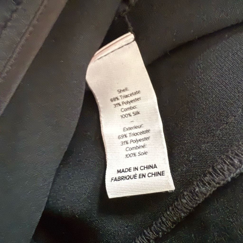 Cinq a Sept Cinq a Sept Black Fringe Hem Tuxedo Stripe Pants $225 4 Size 27" / US 4 / IT 40 - 6 Thumbnail
