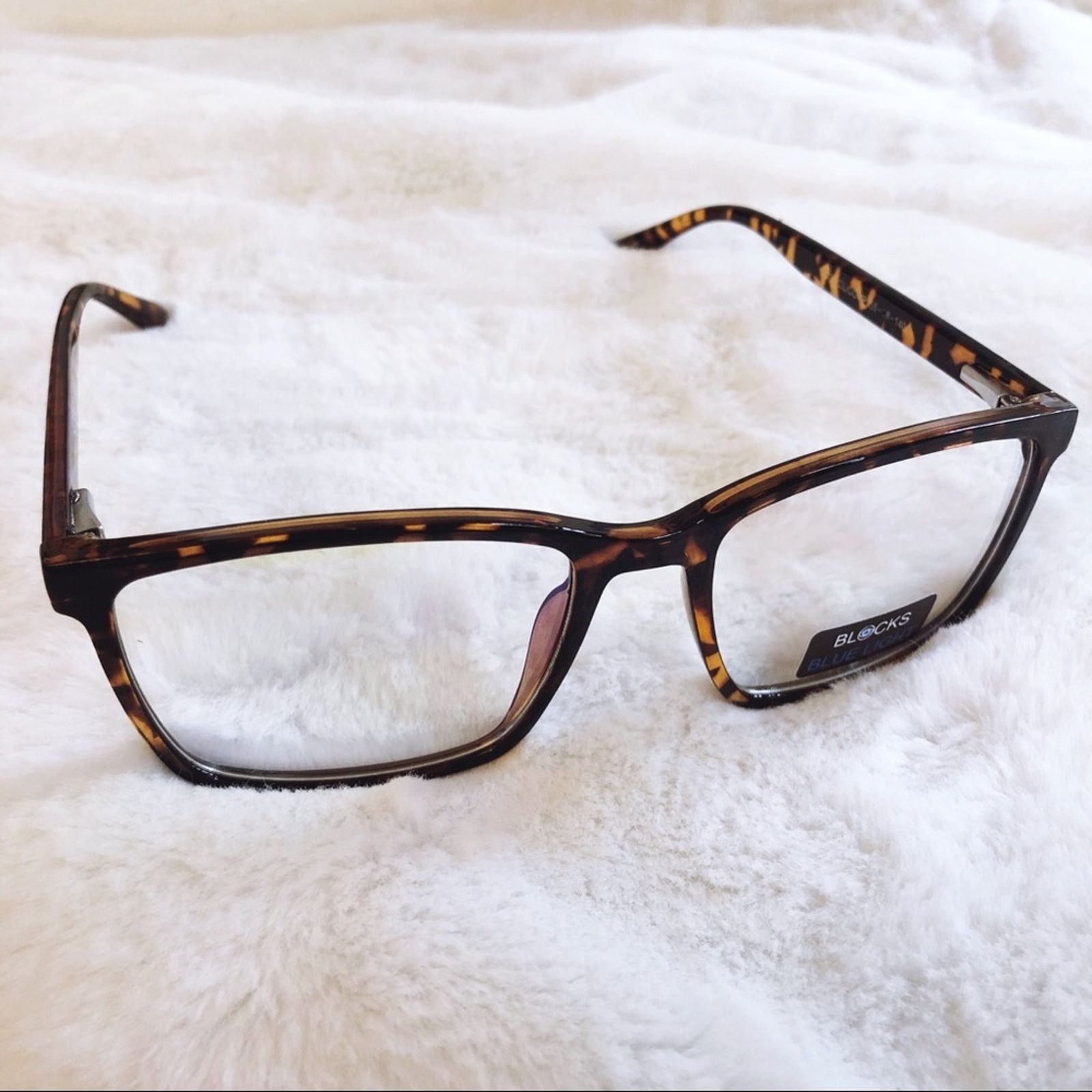 Other Caleb Tortoise Brown Computer Blue Light Glasses Size ONE SIZE - 6 Thumbnail
