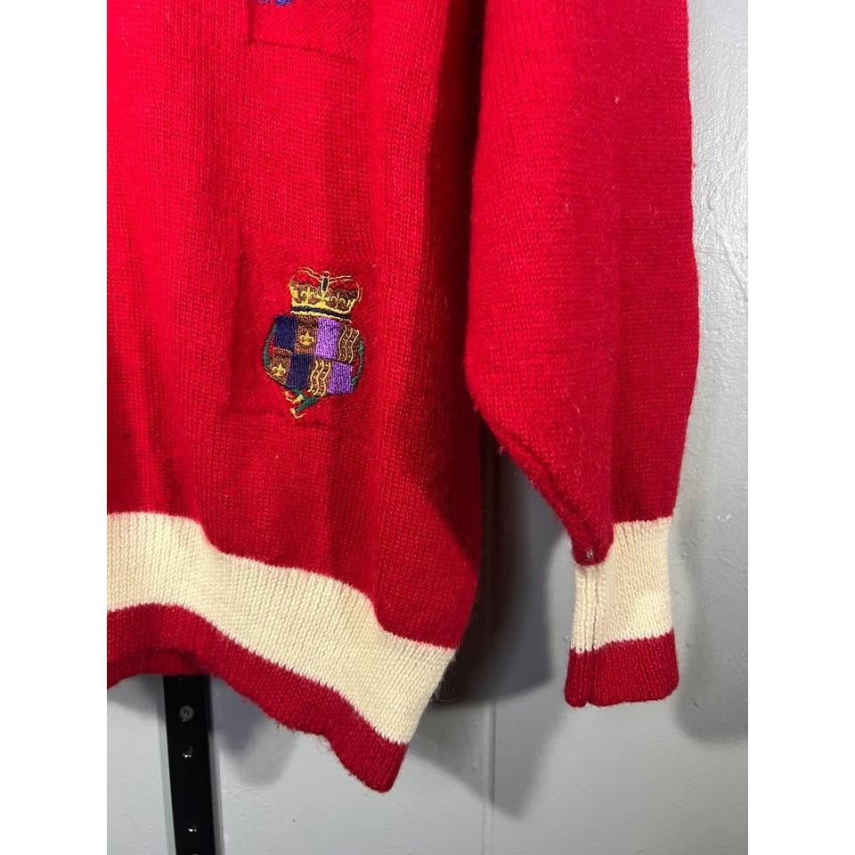 Other Vintage 50s preppy polo embroidered metal button mock neck s Size US M / EU 48-50 / 2 - 5 Thumbnail
