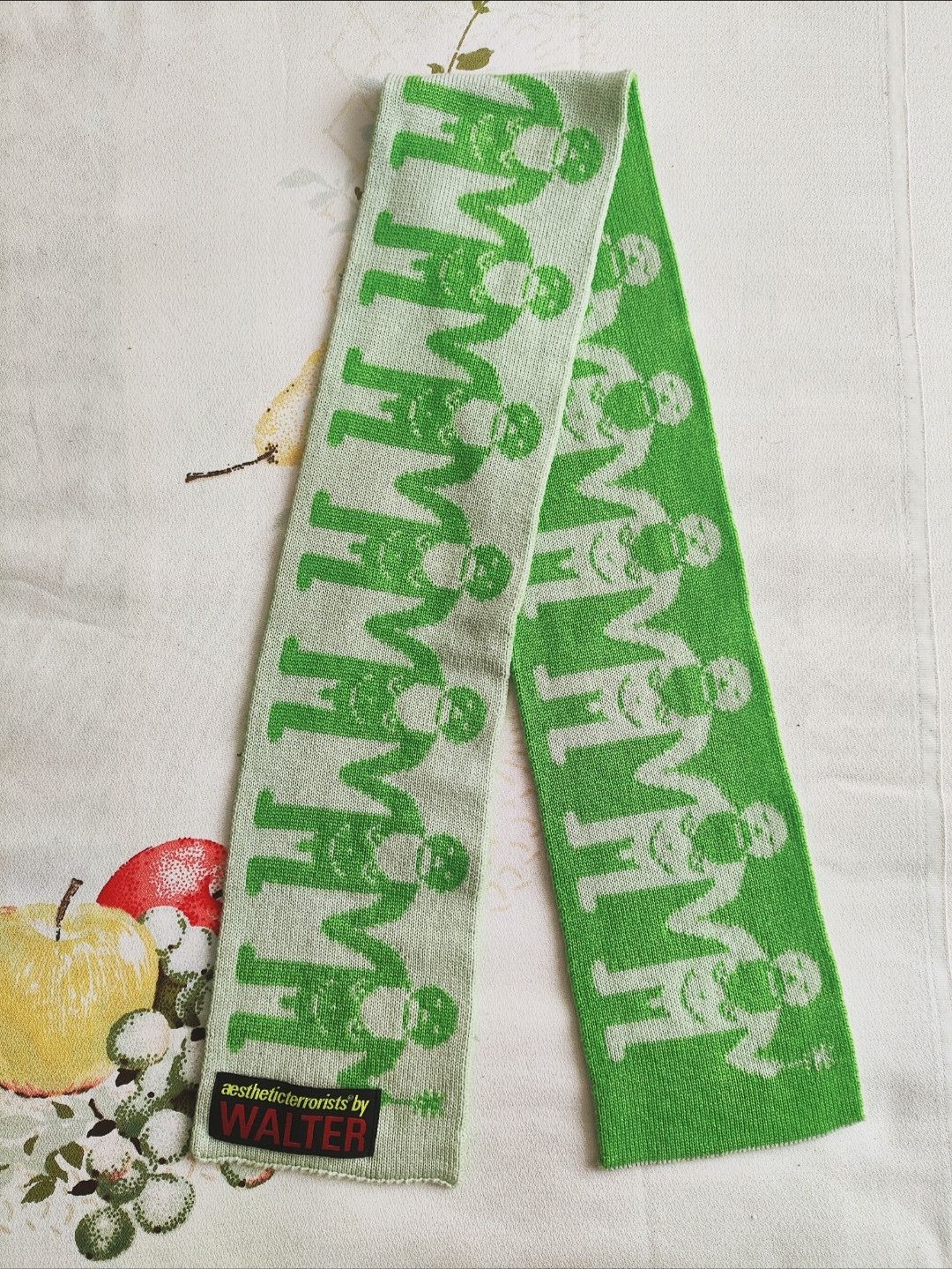 Walter Van Beirendonck aestheticterrorists by Walter archive green scarf Size ONE SIZE - 4 Thumbnail