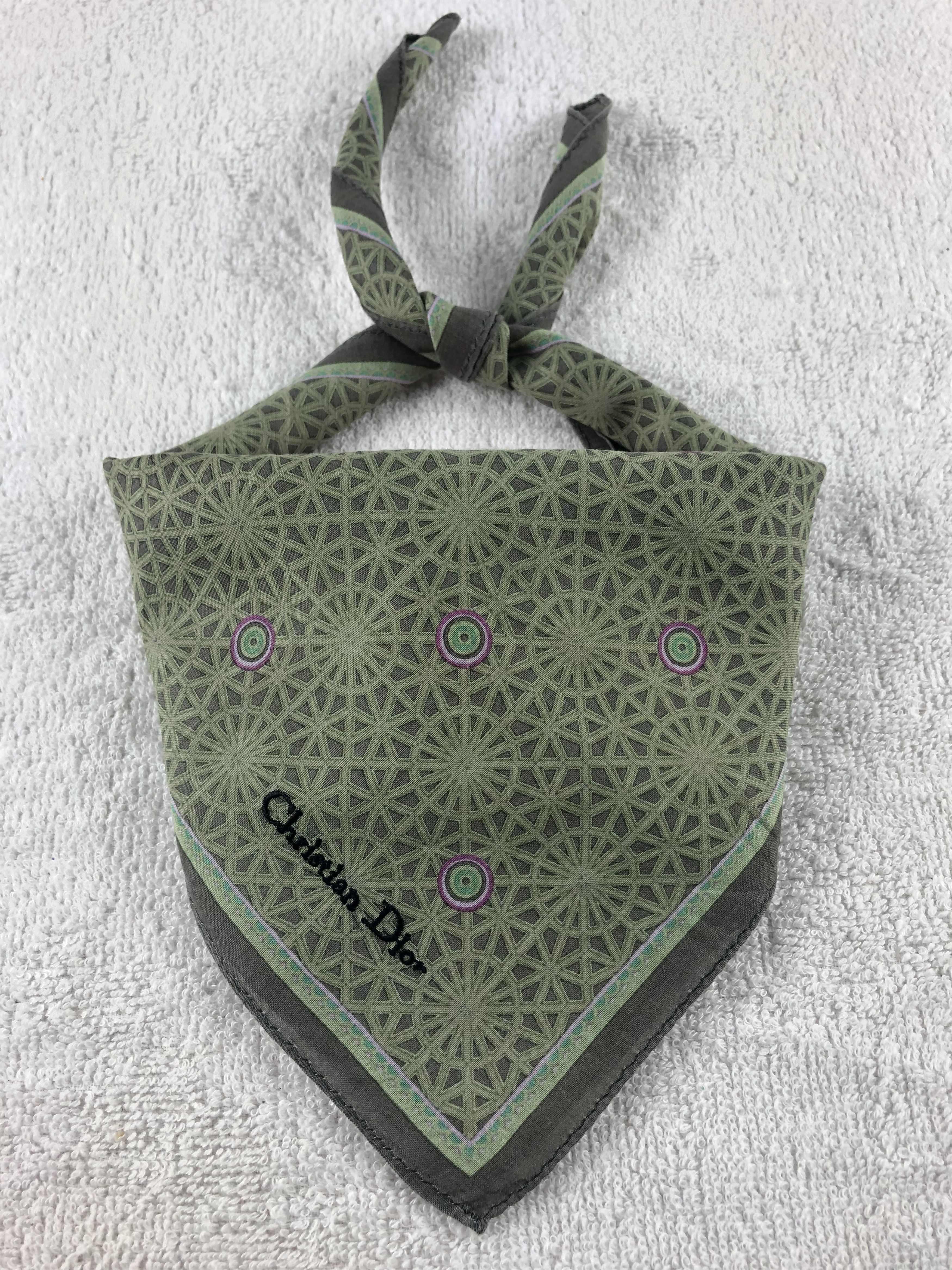 Vintage Christian Dior Handkerchief / Bandana / Neckerchief Size ONE SIZE - 2 Thumbnail