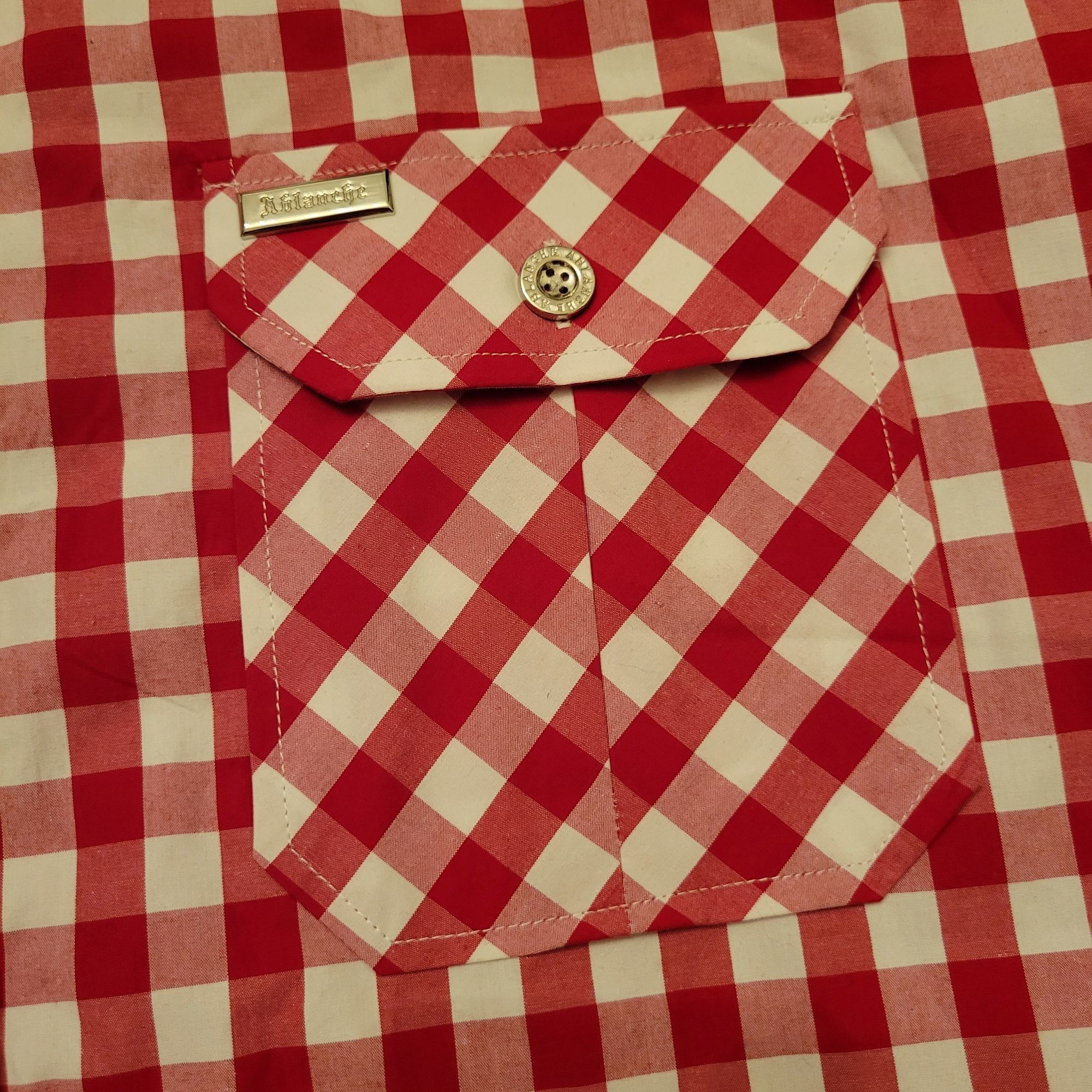 Other Y2K Ablanche Red White Gingham Check Long Sleeve Shirt 3XL C Size US XXL / EU 58 / 5 - 5 Thumbnail