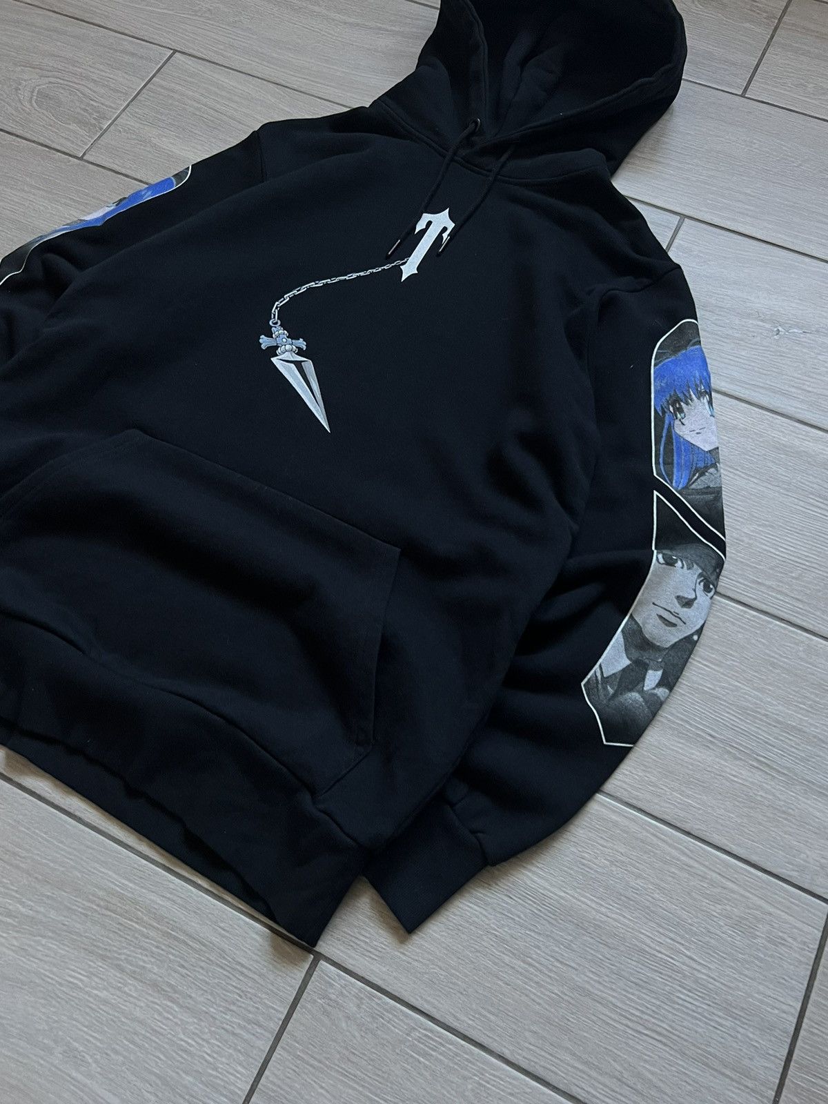 Anime Trapstar London Hunter Anime Big Logo Hoodie Y2K Size US M / EU 48-50 / 2 - 4 Thumbnail