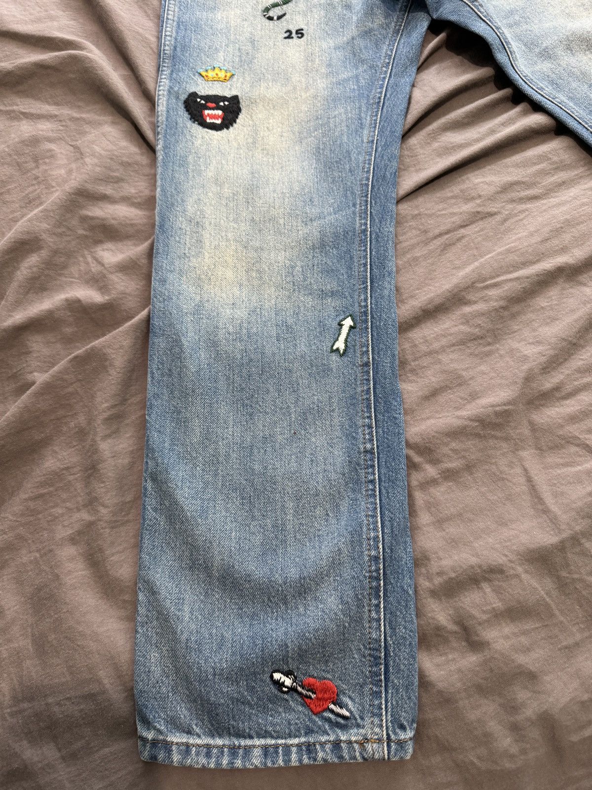 Gucci GUCCI Symbol Denim Jeans Men's Lot 53 Size US 34 / EU 50 - 3 Thumbnail