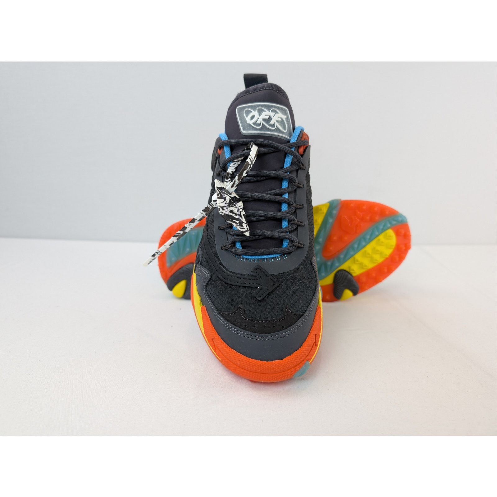 Off-White o1rshd1 Q:2 / OSDY 2000 Low top Sneakers in Yellow/Black Size US 11 / EU 44 - 14 Thumbnail