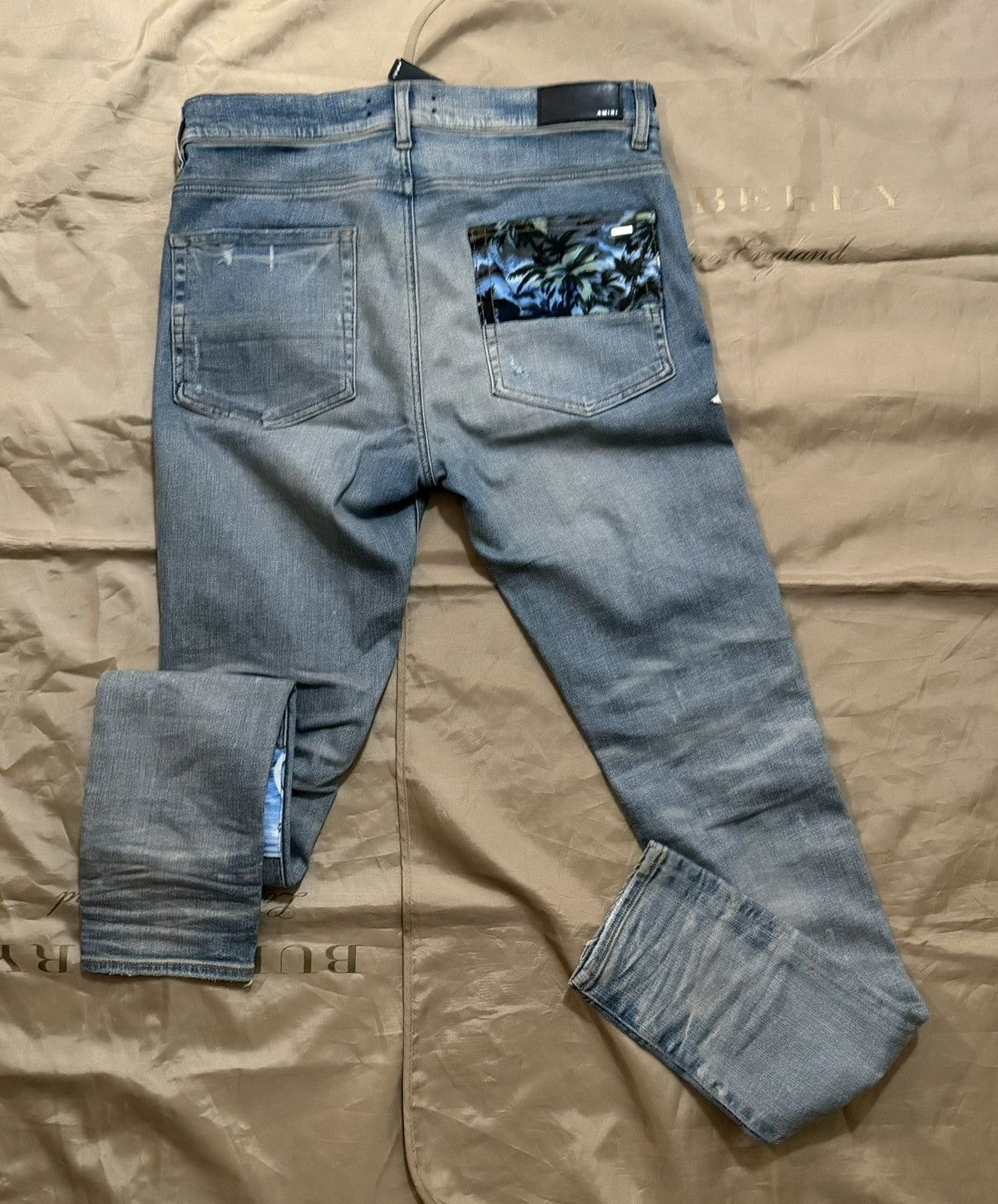 Amiri AMIRI Distressed-effect Star Patch Skinny Jeans size 34 Size US 34 / EU 50 - 10 Thumbnail