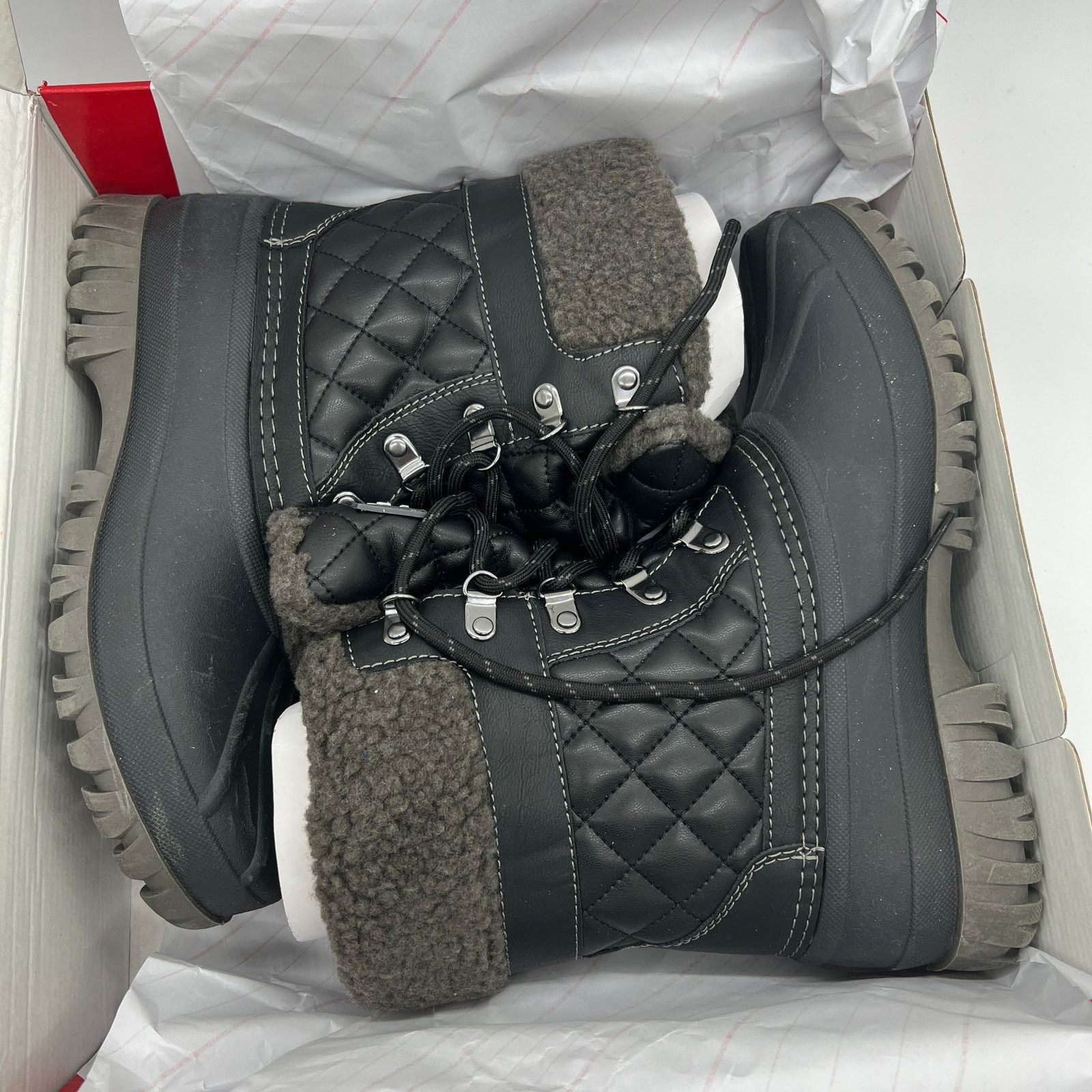Other Cougar Waterproof Winter Boots Size 9W Black Quilt Carlisle Size US 9 / IT 39 - 2 Thumbnail