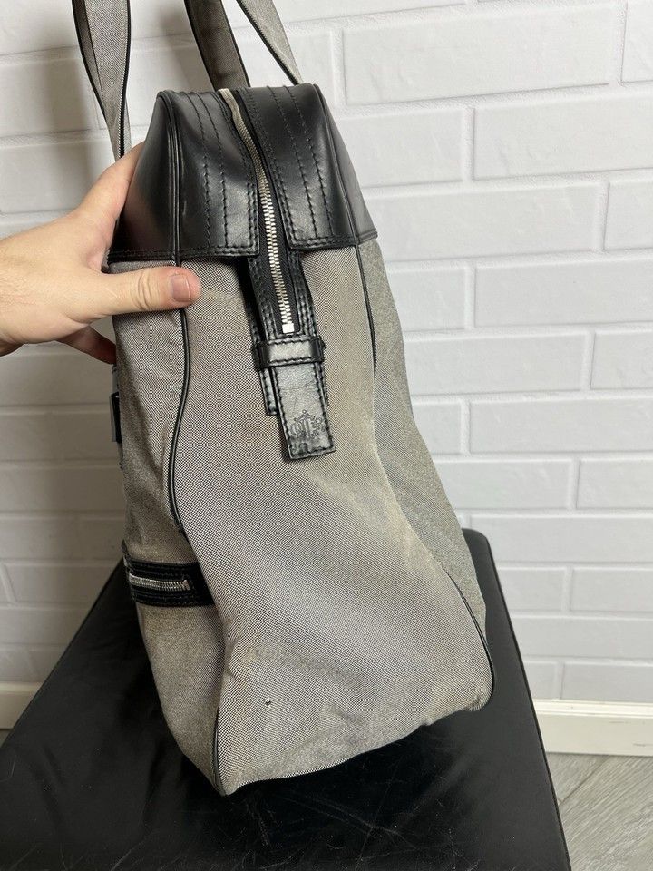 Dior CHRISTIAN DIOR Fabric/Leather Large Bag Gray/Black Size ONE SIZE - 5 Thumbnail