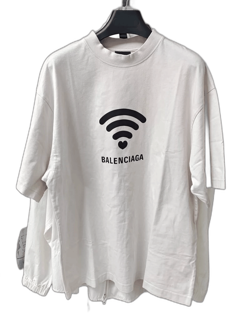Balenciaga Balenciaga Vintage WiFi Graphic Tee-2505 Size US M / EU 48-50 / 2 - 1 Thumbnail