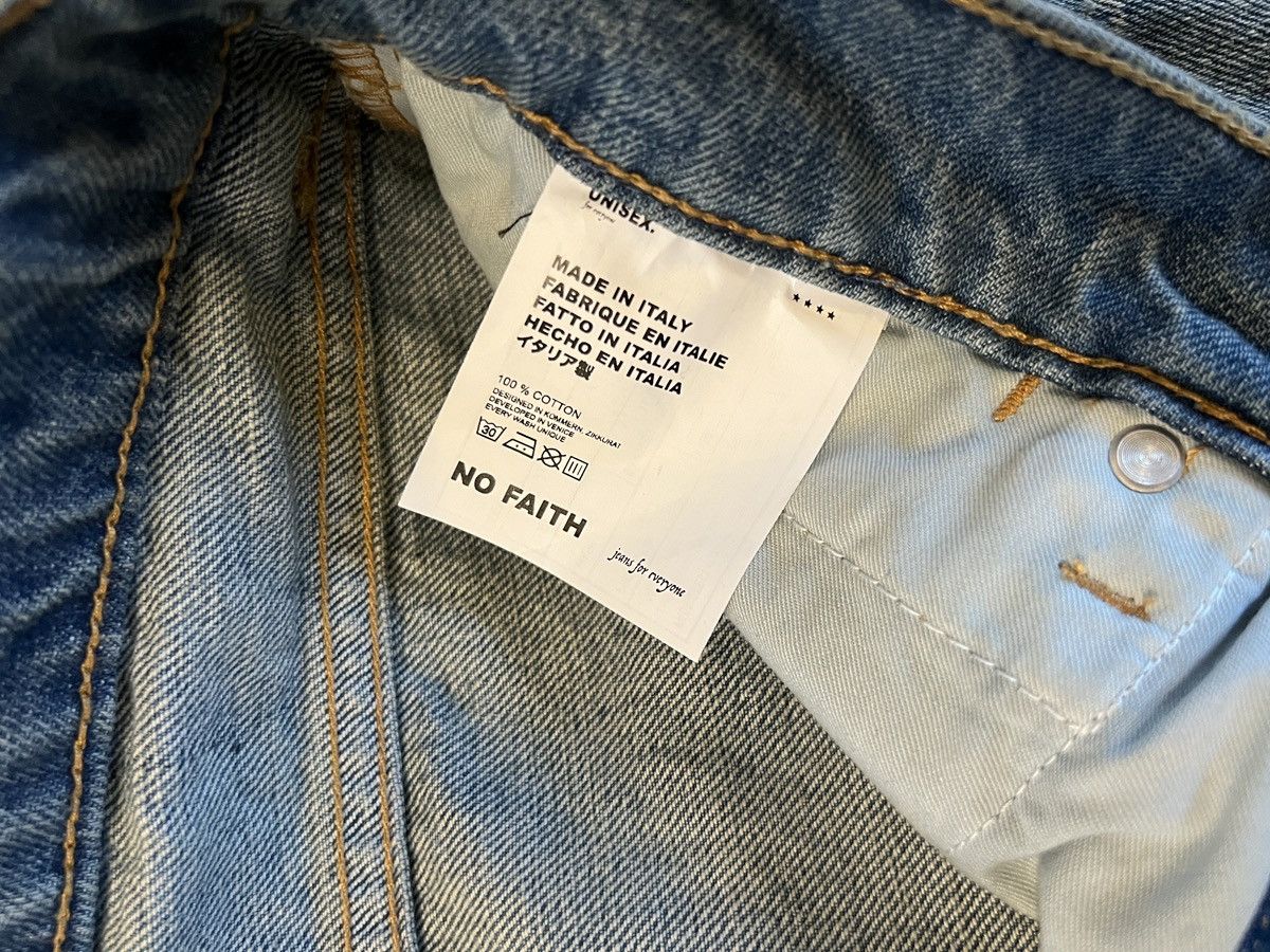 No Faith Studios No Faith Studios Italian Sewn & Worn Bootcut Denim Size US 31 - 5 Thumbnail