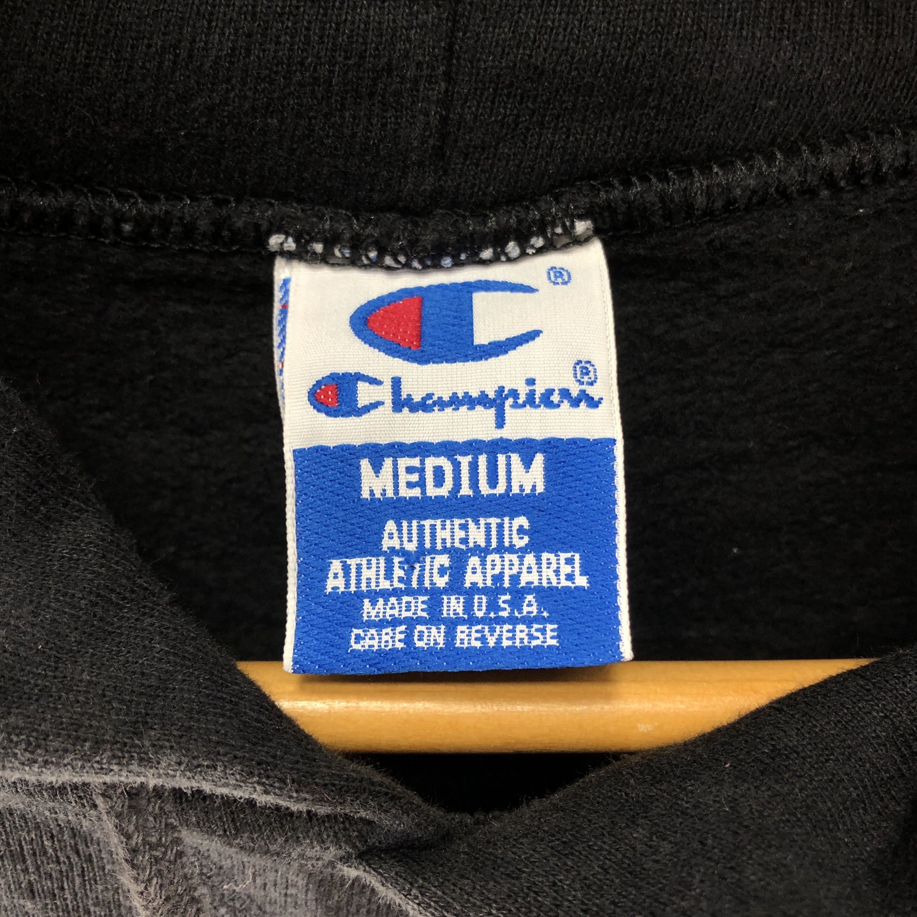 Champion 90s Vintage CHAMPION Hoodie Pullover #0758/D Size US S / EU 44-46 / 1 - 6 Thumbnail
