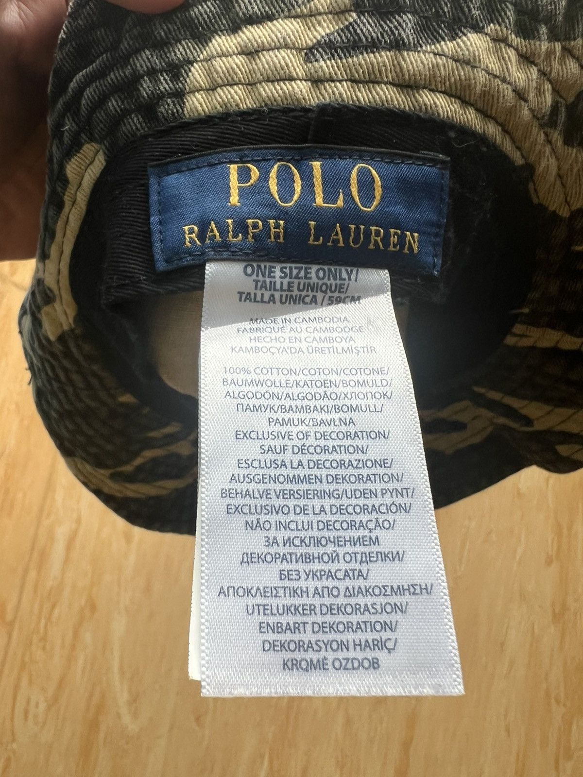 Polo Ralph Lauren Polo Ralph Lauren Camo bucket hat Size ONE SIZE - 3 Thumbnail