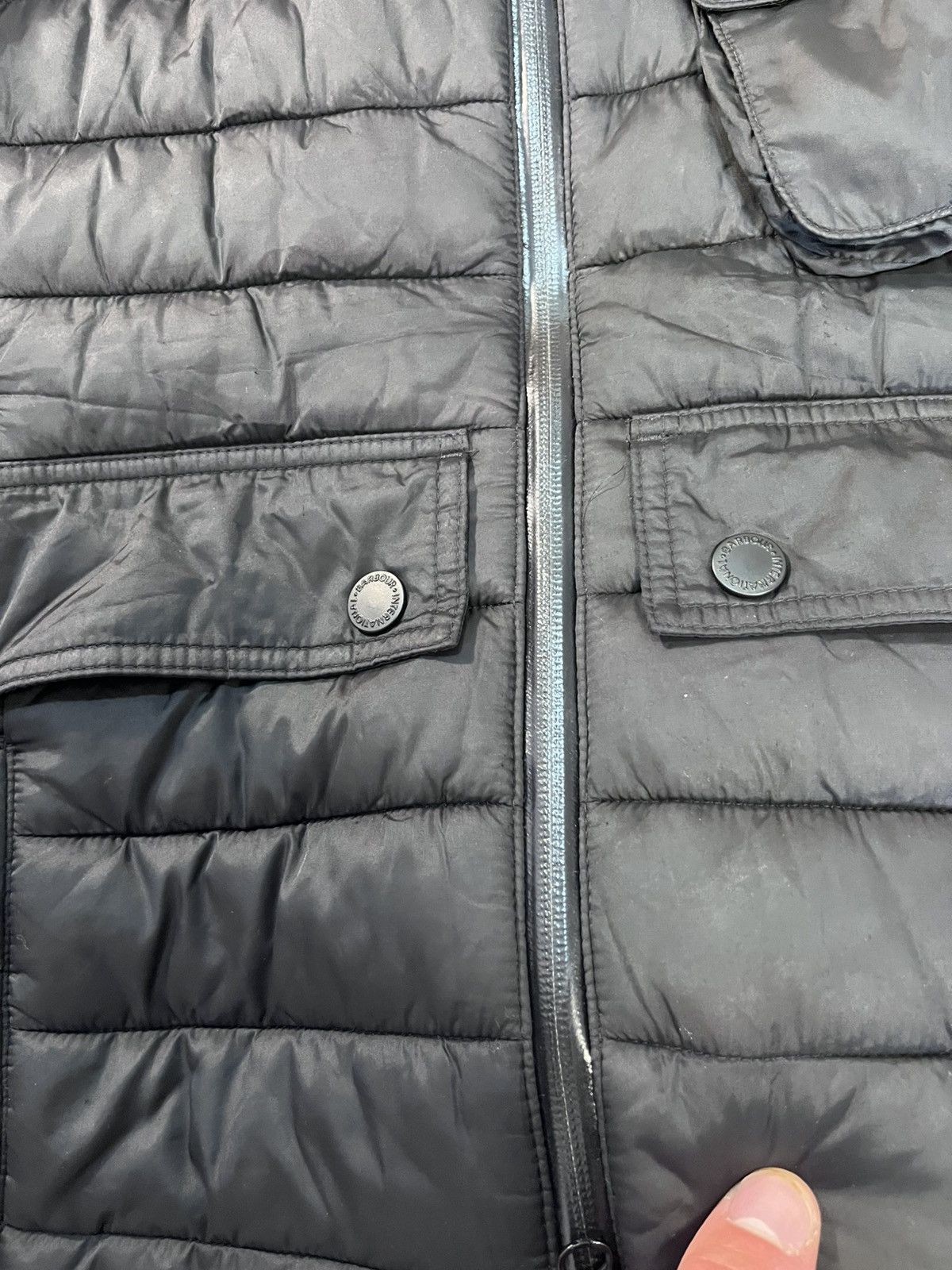 Barbour Barbour International Ouston Hooded Quilted Puffer Jacket Size US S / EU 44-46 / 1 - 12 Thumbnail
