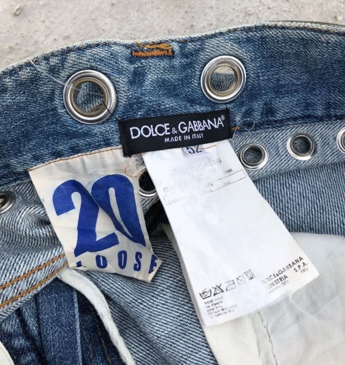 Dolce & Gabbana Vintage Dolce & Gabbana studded jeans Size US 34 / EU 50 - 7 Thumbnail
