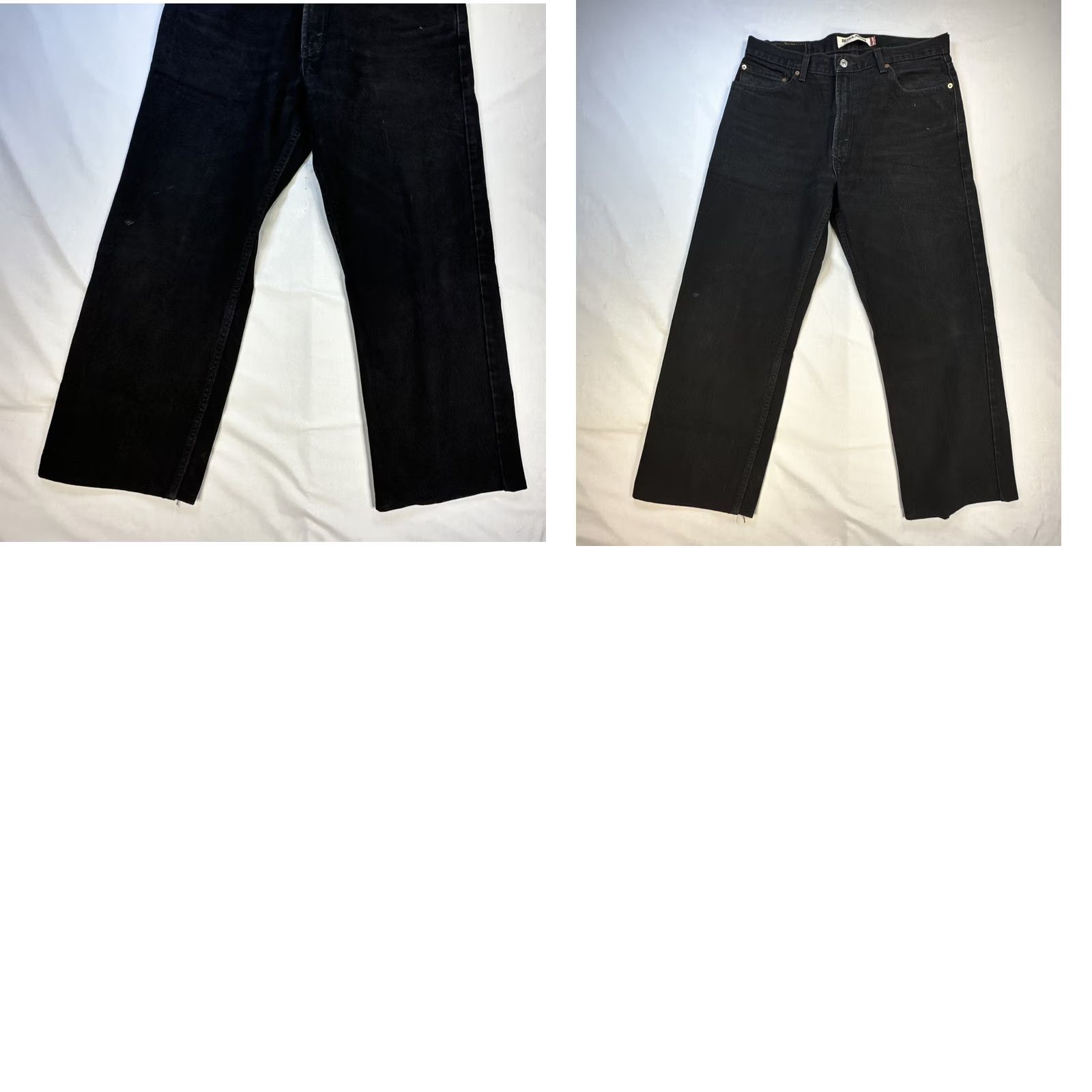 Levi's VINTAGE Levi's Denim Jeans 505 Black Regular Fit 5-Pocket Men's W36 Straight Zip Closure Size US 36 / EU 52 - 10 Thumbnail