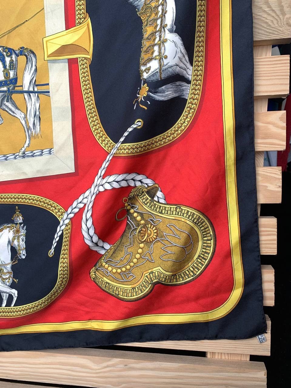 Hermes Hermes Grand Apparat by Jacques Eudal Silk Scarf Size ONE SIZE - 4 Thumbnail