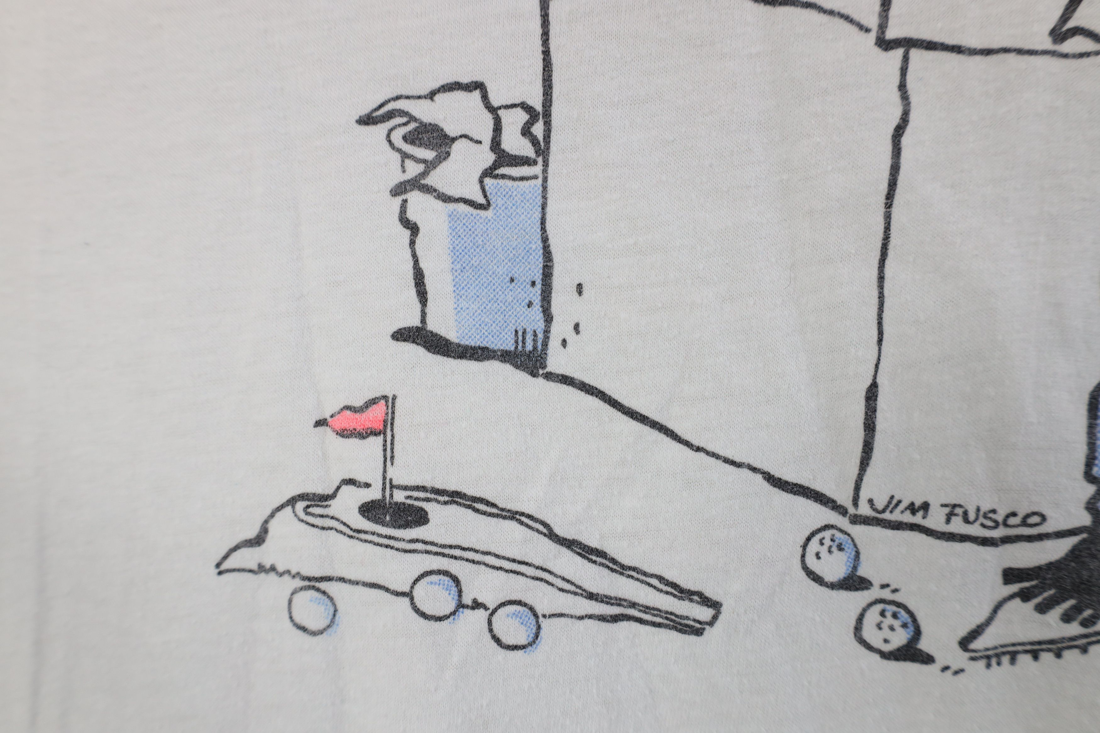 Vintage Vintage 80s Comic The Executive Golf Big Boss T-Shirt USA Size XL / US 12-14 / IT 48-50 - 6 Thumbnail