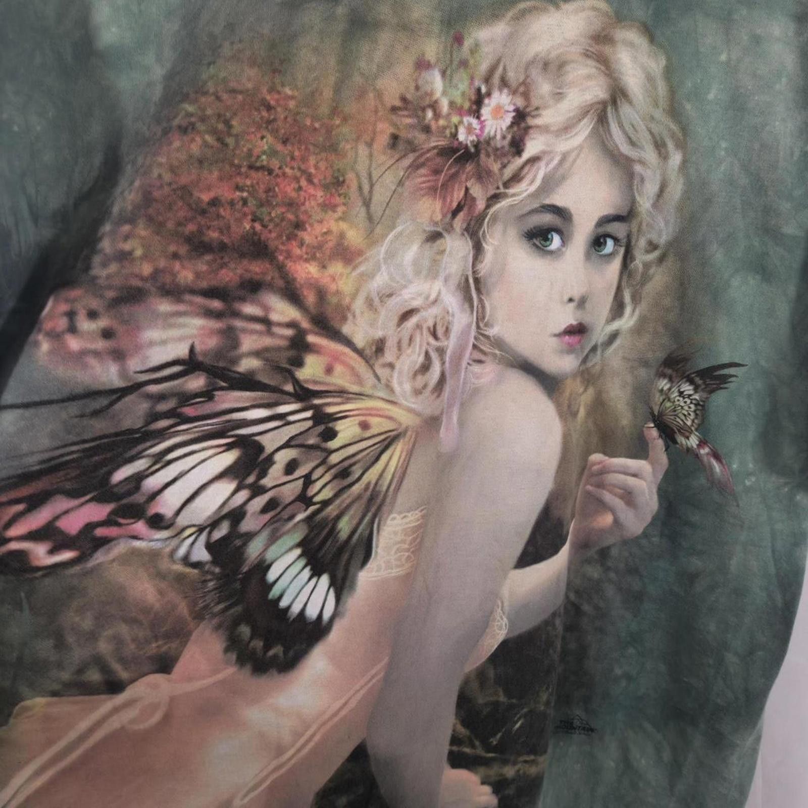 The Mountain Mountain Graphic Short Sleeve T-Shirt with Fairy Design Size M / US 6-8 / IT 42-44 - 2 Thumbnail