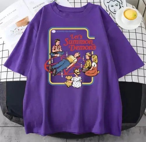 Individualized Shirts × Japanese Brand Purple T-Shirt Let’s summon demons Size US L / EU 52-54 / 3 - 2 Thumbnail