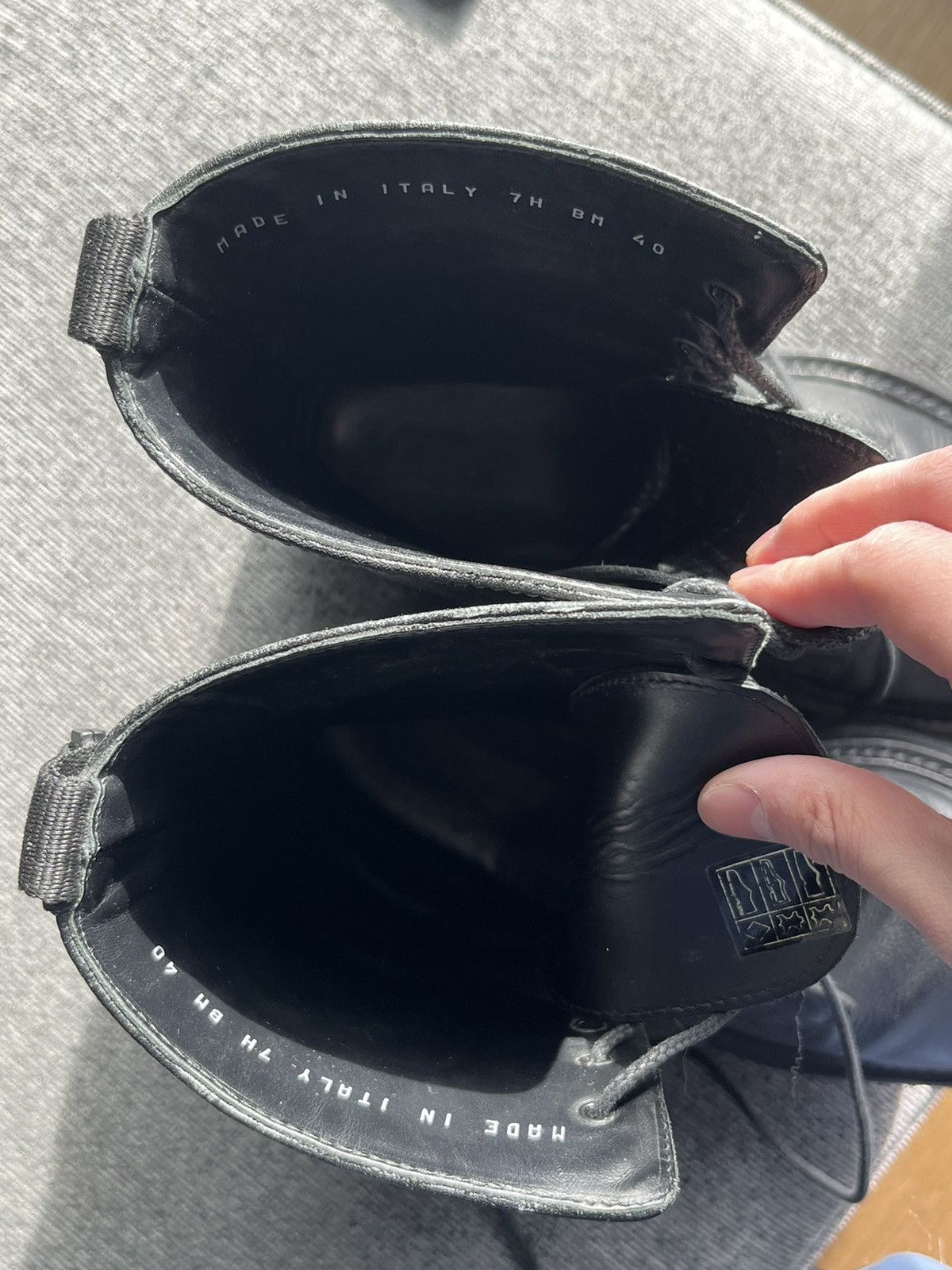 Dior × Hedi Slimane AW07 Dior Homme “Navigate” Combat Boots Size US 7 / EU 40 - 19 Thumbnail