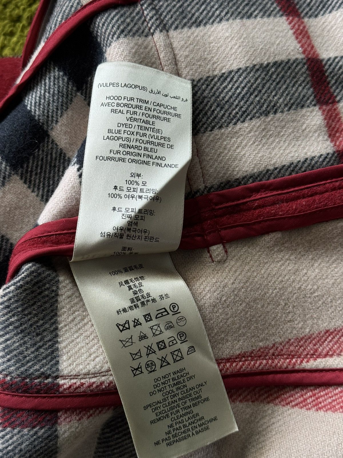 Burberry Burberry Brit nova check lining fur hood wool duffle coat Size M / US 6-8 / IT 42-44 - 12 Thumbnail