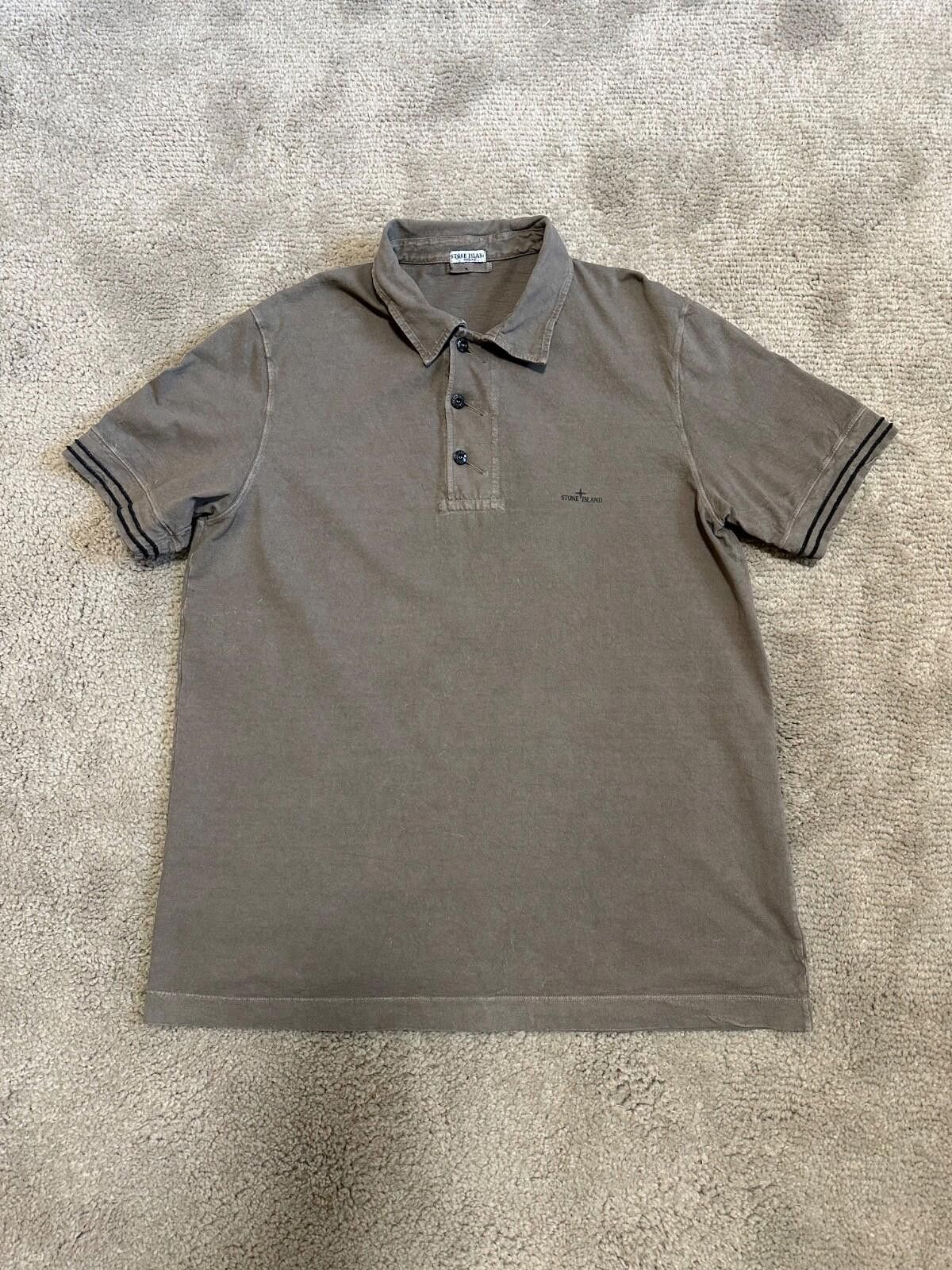 Stone Island Vintage Stone Island Polo Shirt Sz XL Size US XL / EU 56 / 4 - 1 Thumbnail