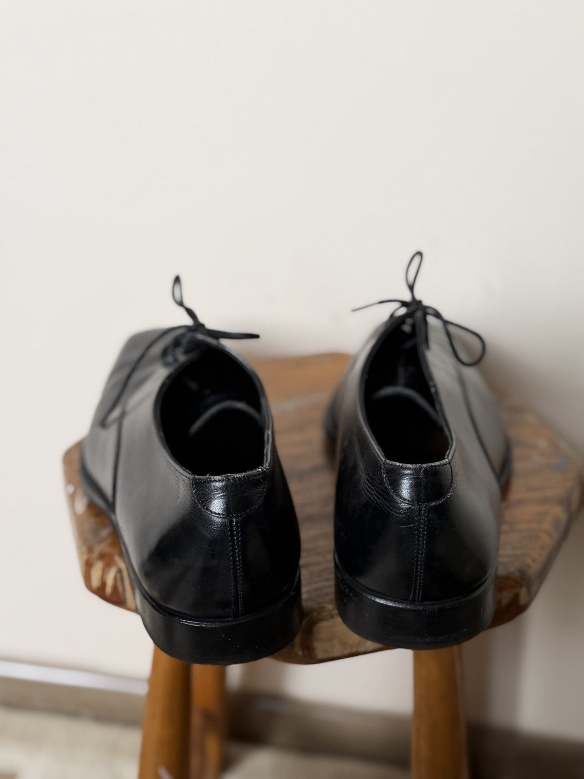 Yves Saint Laurent YvesSaintLaurent Black Leather Guidi vibe shoes sneakers Size US 10 / EU 43 - 10 Thumbnail