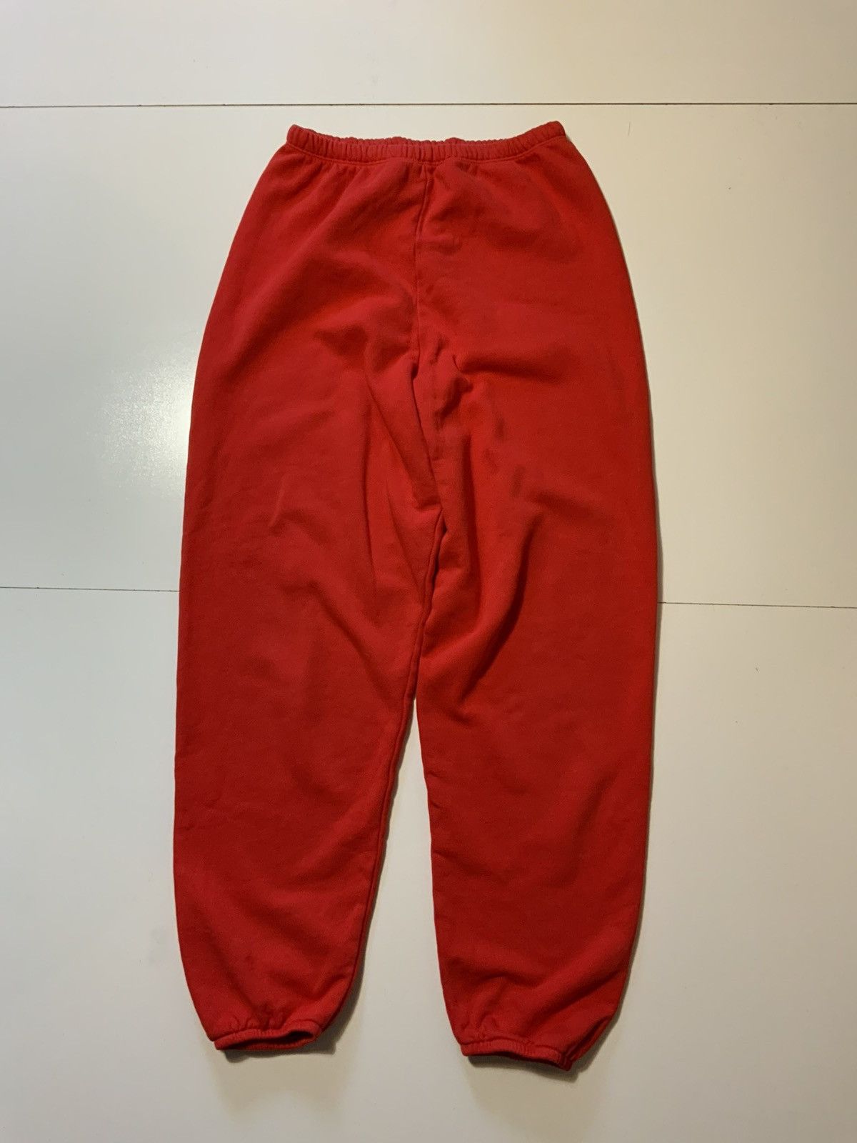 Other Red Made In USA Blank Fleece Heavyweight Jogger Sweatpants Size US 32 / EU 48 - 1 Thumbnail