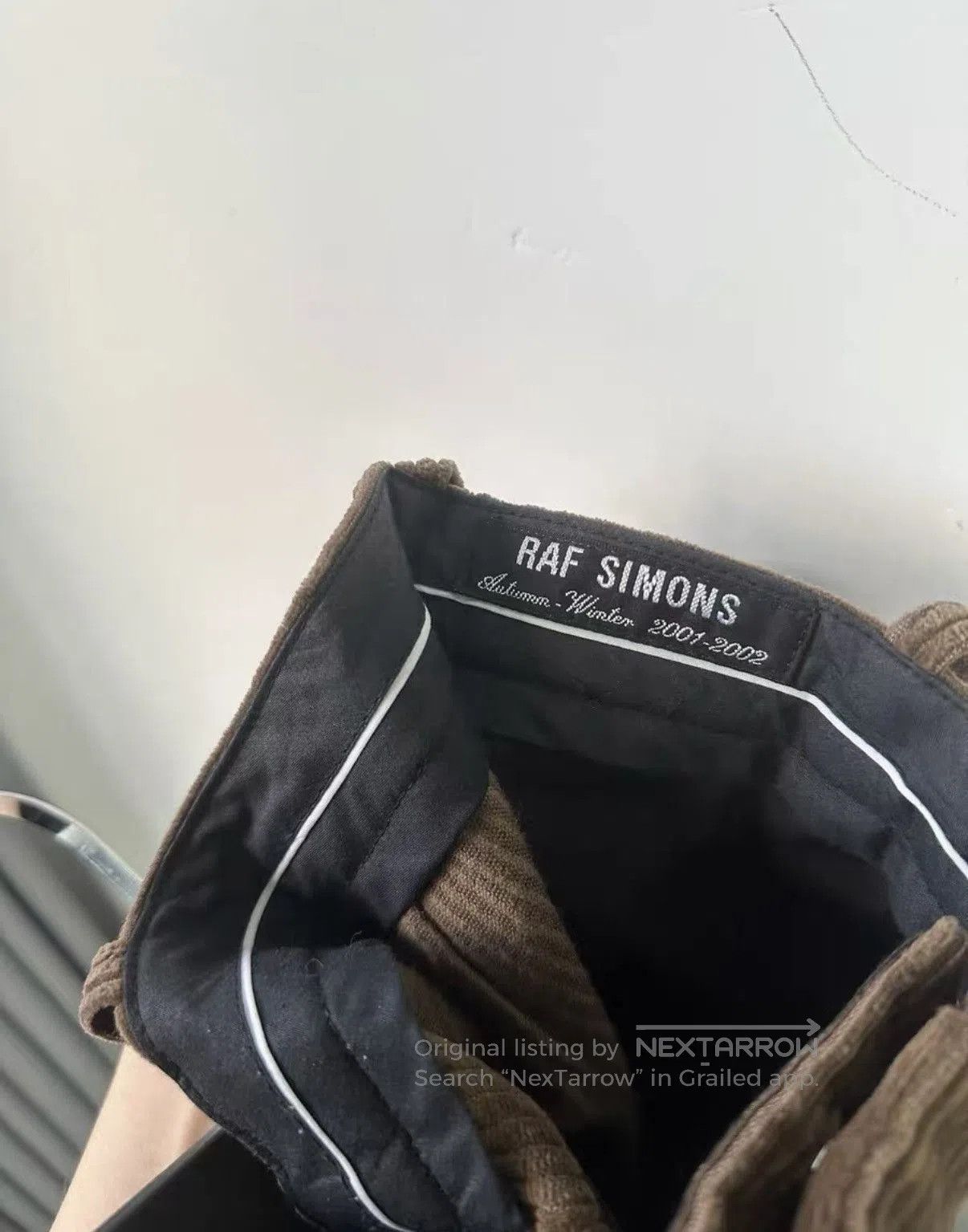 Raf Simons Brown Wide. Size US 32 / EU 48 - 7 Thumbnail