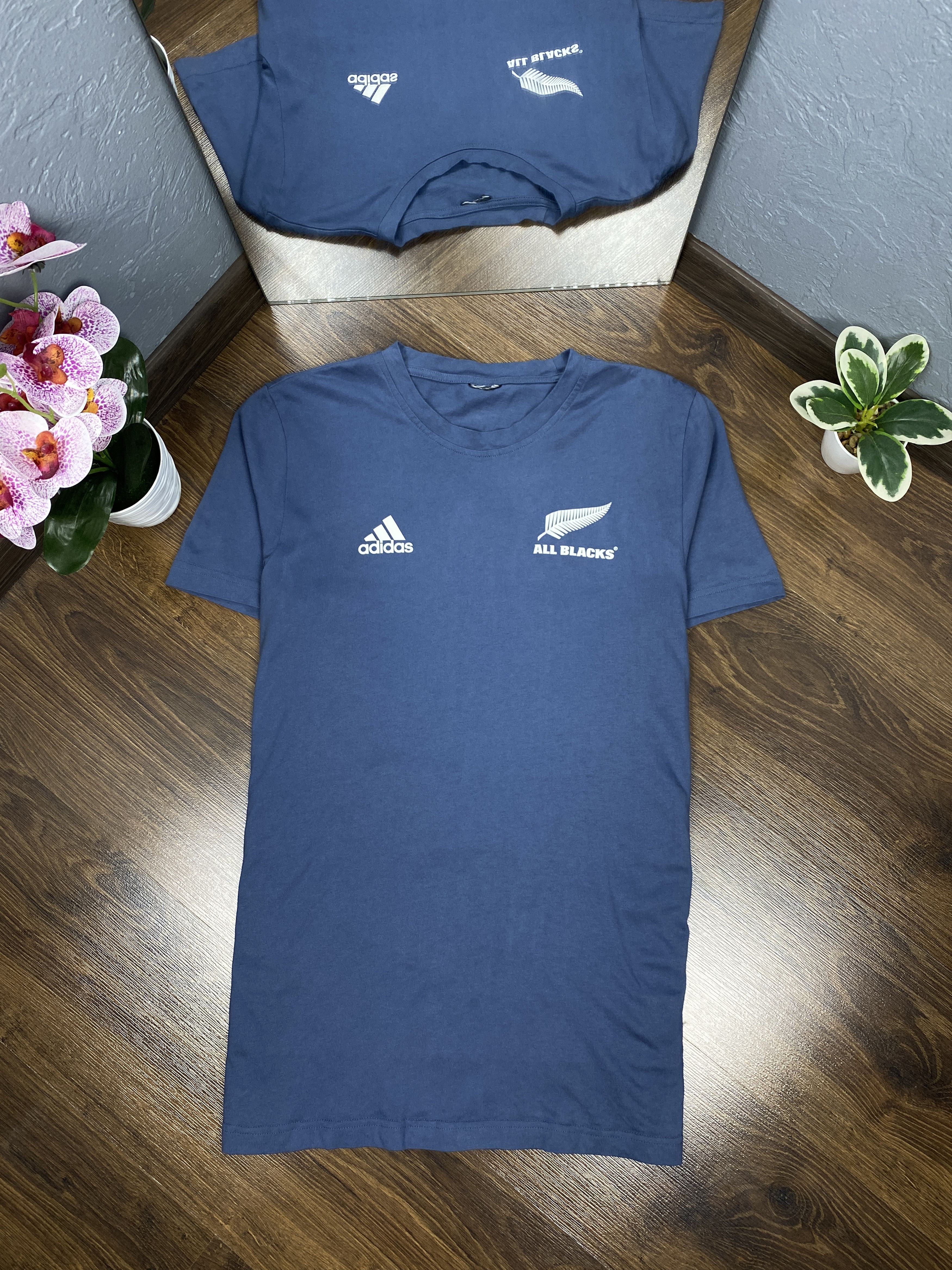 Adidas Adidas All Black Mens Crew Neck T-Shirt Size US S / EU 44-46 / 1 - 1 Thumbnail