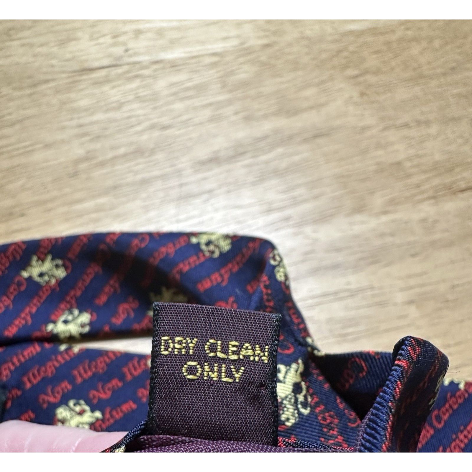 Other Alynn Neckwear Tie Dont Let the Bastards Grind You Down VTG Size ONE SIZE - 8 Thumbnail