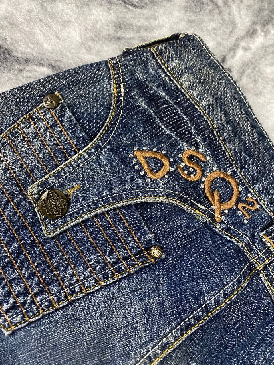 Dsquared2 New Dsquared2 D2 Denim Jeans Big Logo Women Size 29 Blue Size US 29 - 3 Thumbnail